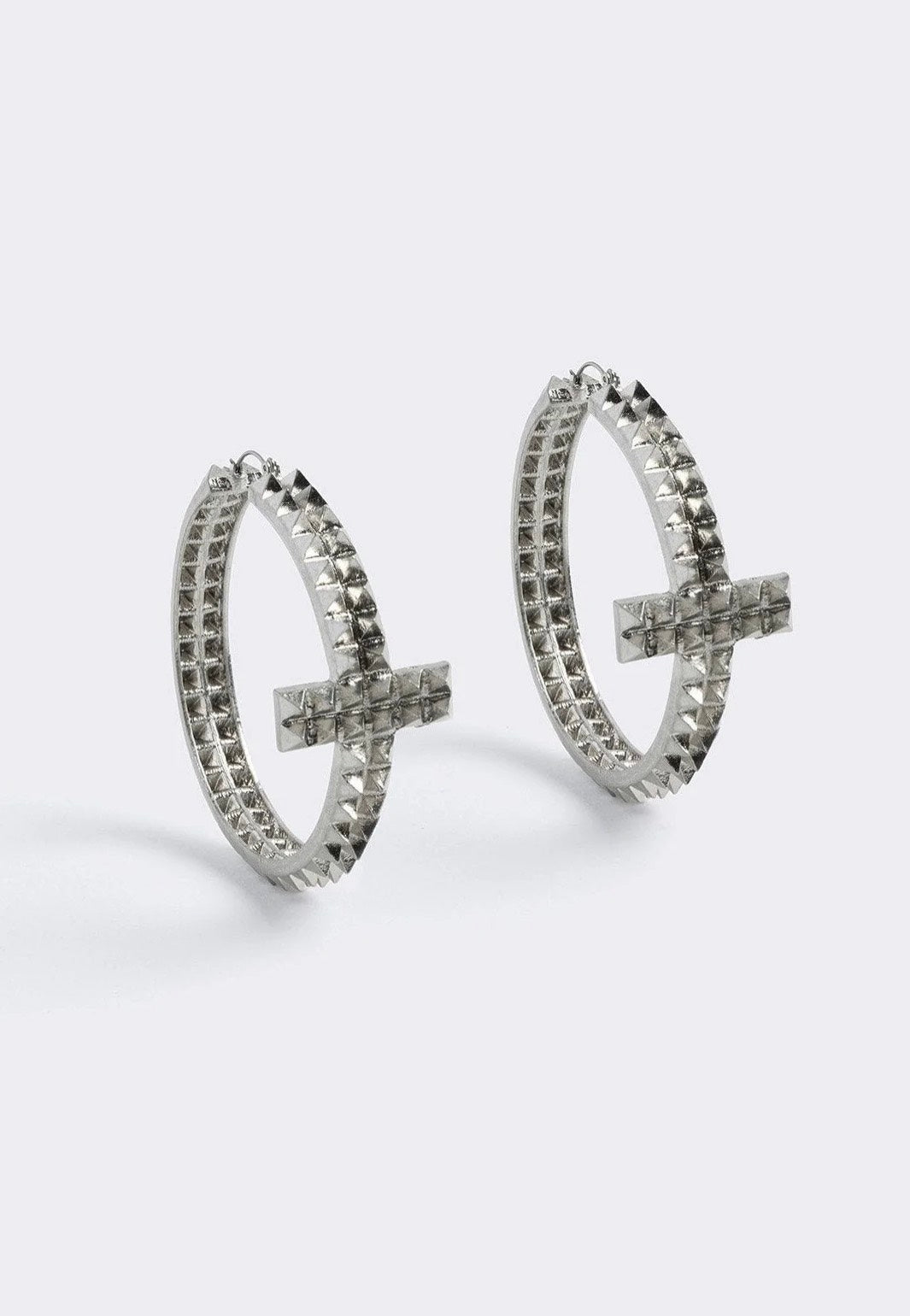 Minga London - I'm Not a Saint Silver - Earrings | Neutral-Image