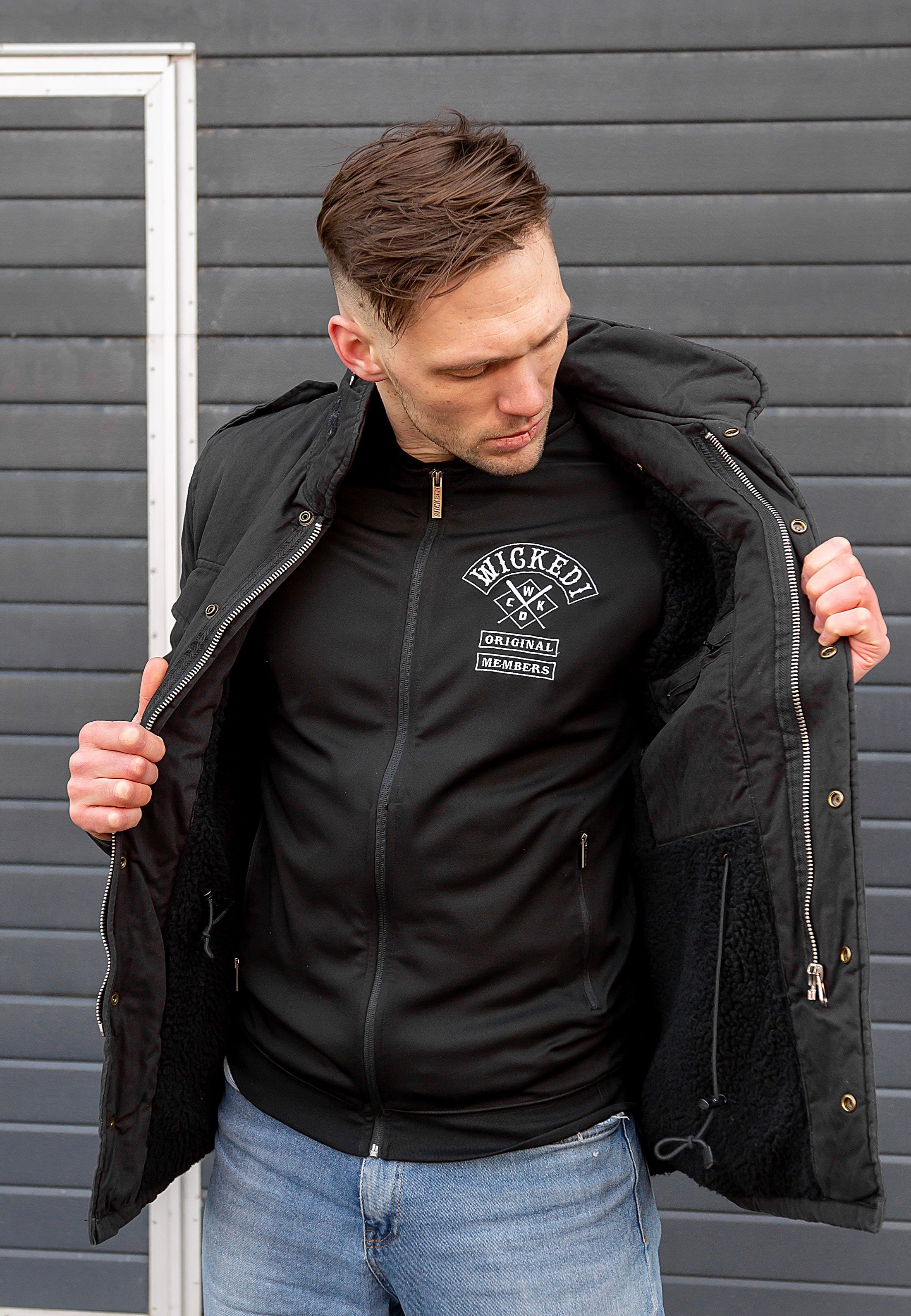 US PARATROOPERS スカジャン ブラック Surplus - Paratrooper Black - Jacket | Nuclear Blast