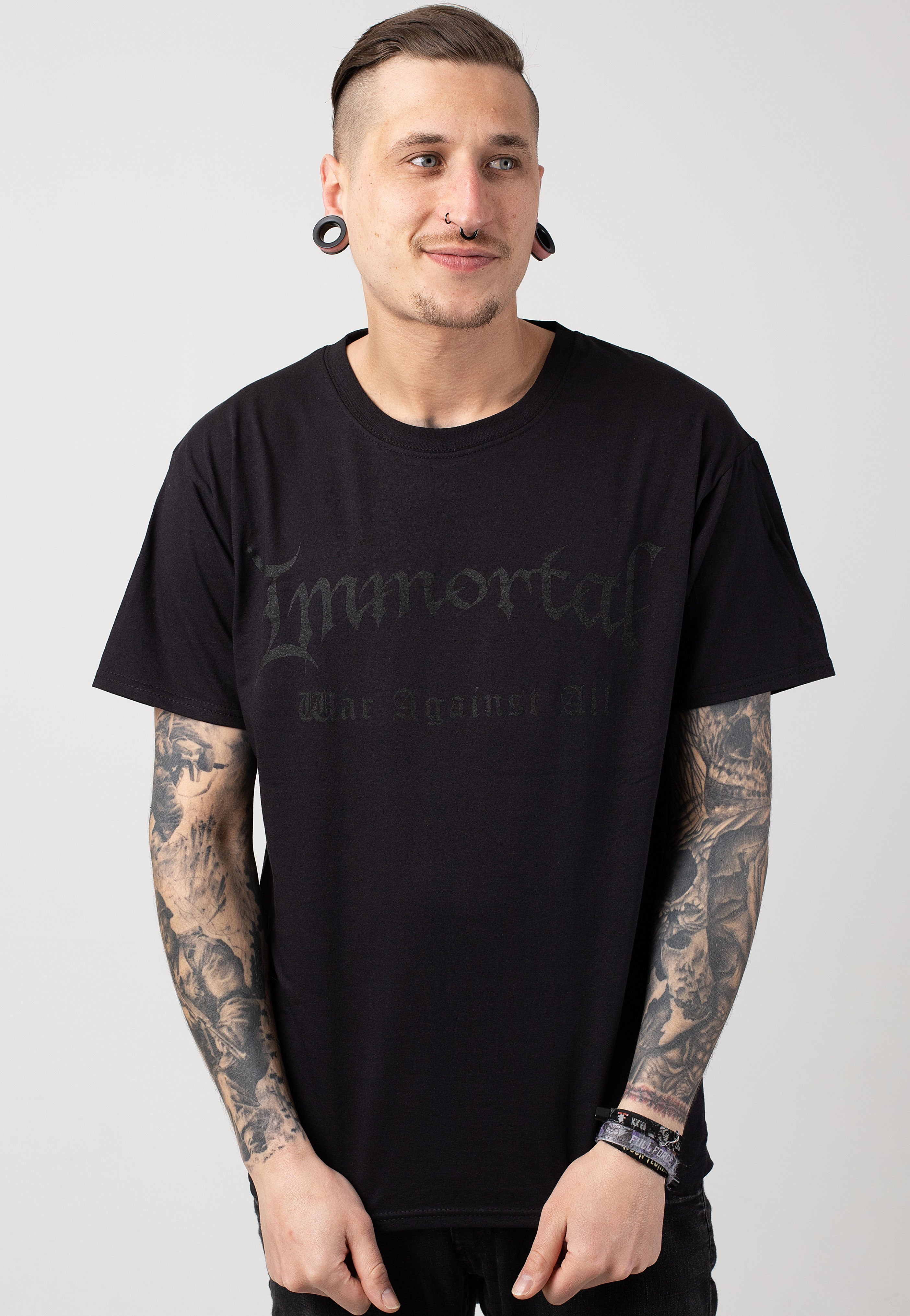 Immortal - War Against All Black - T-Shirt