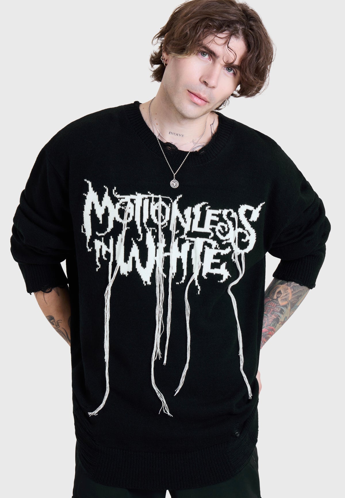 Killstar x Motionless in White In Another Life Knit Black Pull-over