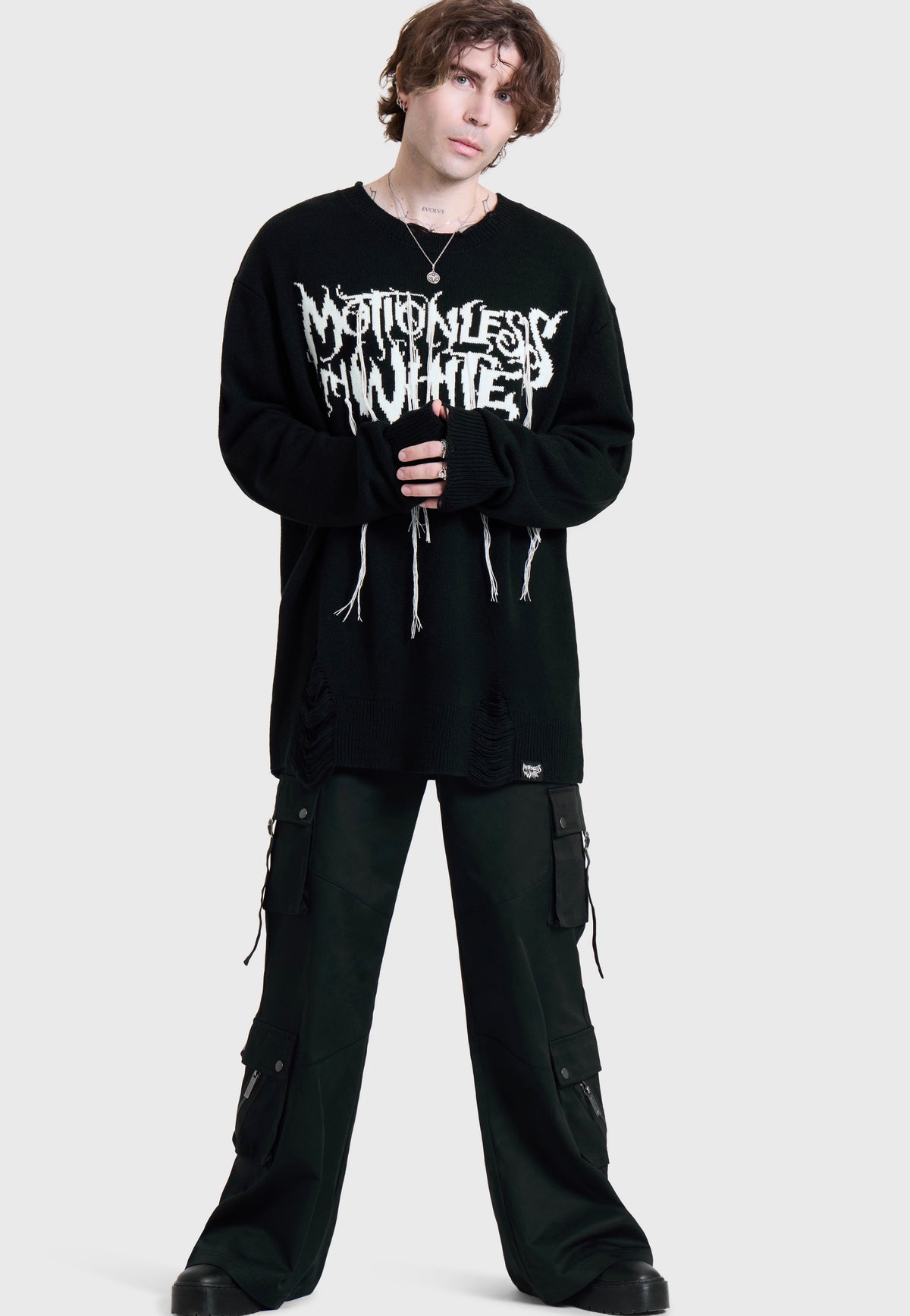 Killstar x Motionless in White In Another Life Knit Black Pull-over
