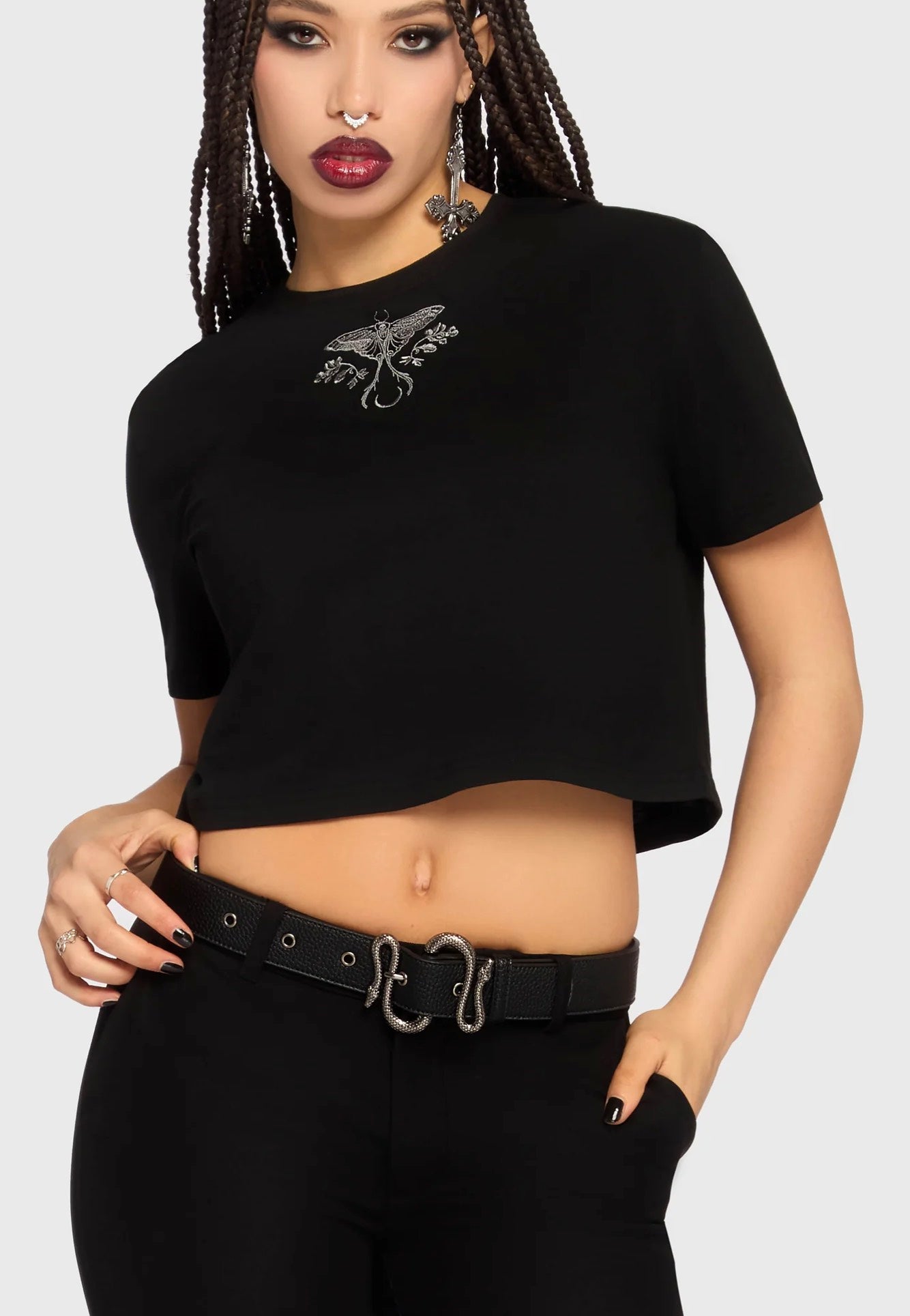 Killstar - In The Hollow Snake Buckle Black - Belt | Neutral-Image