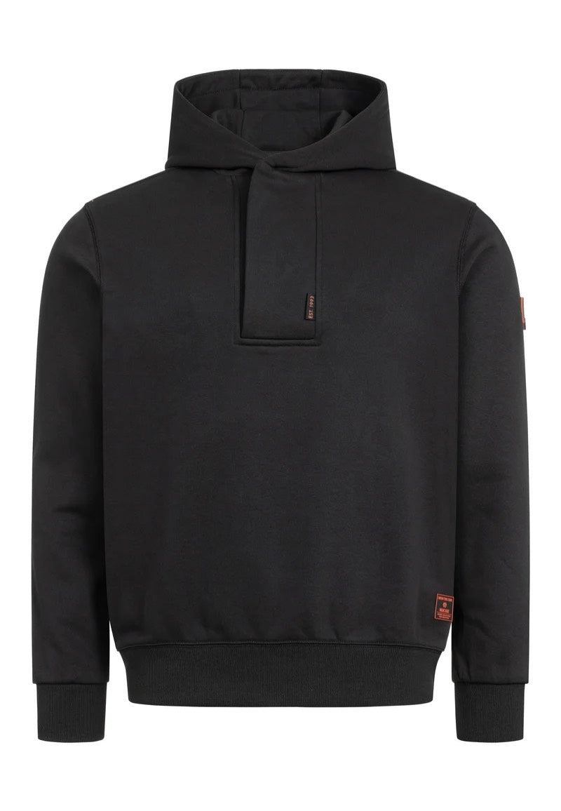 Indicode Tavwin Half Zip Jet Black Sudadera
