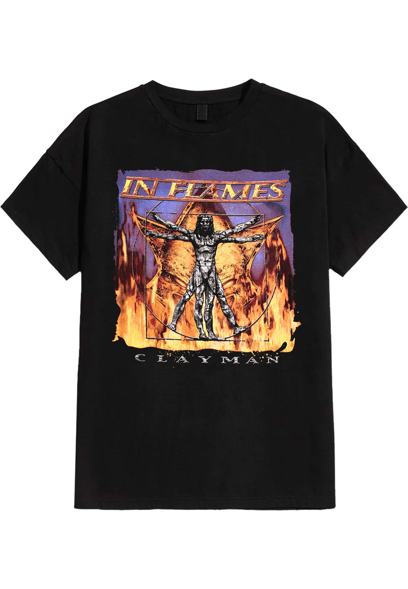 IN FLAMES CLAYMANヴィンテージ古着バンドTシャツ90sデスメタル In Flames - Clayman Cover - T-Shirt | Nuclear Blast