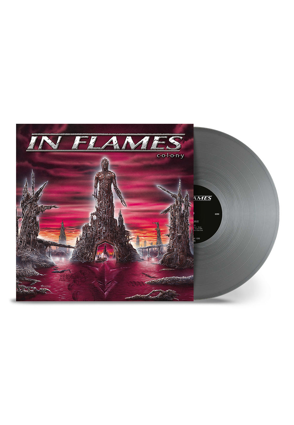 IN FLAMES（インフレイムス） CD・DVD セット　希少盤あり In Flames - Colony (25th Anniversary) Silver - Colored Vinyl