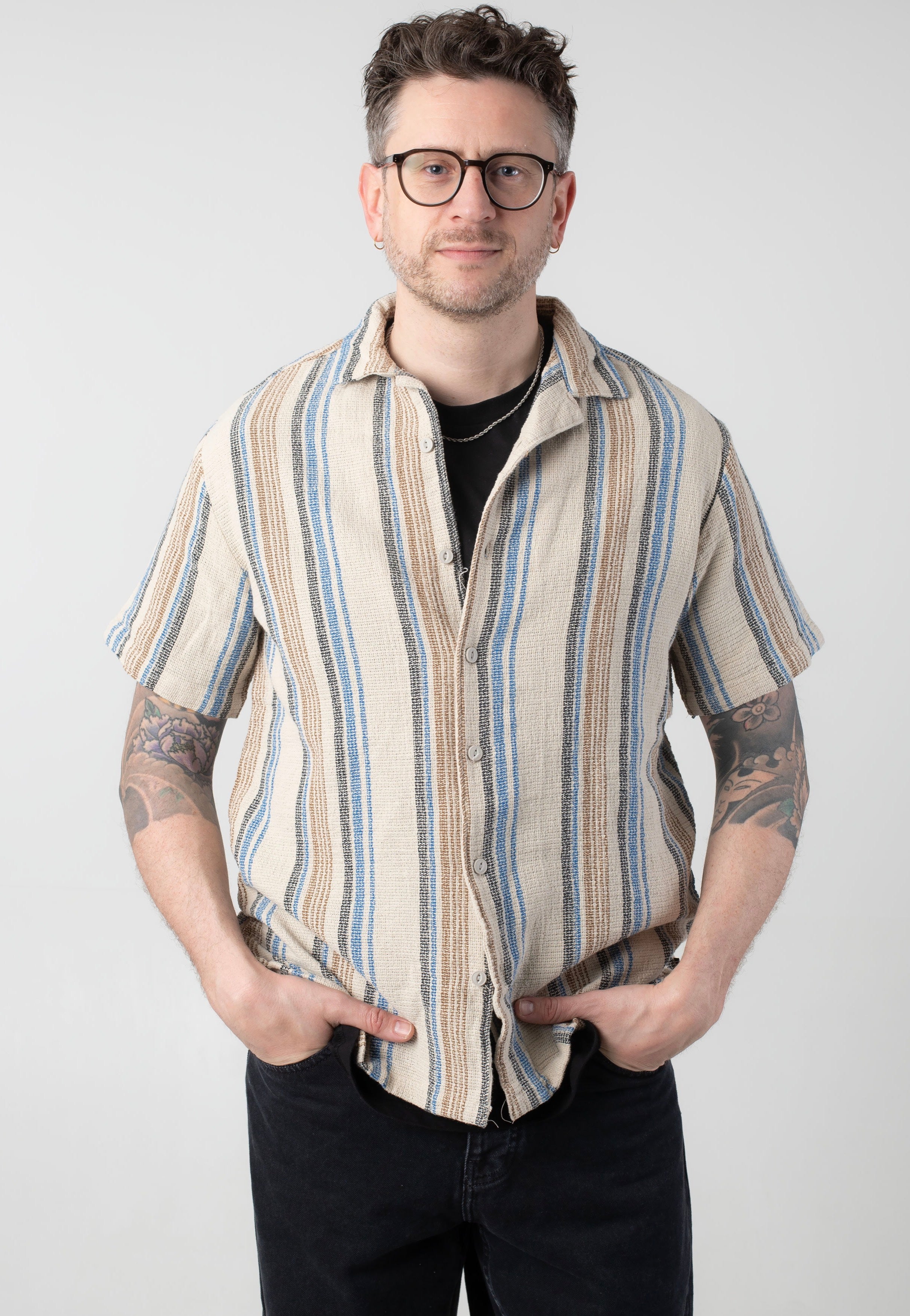 Indicode - Cornway Skydiver - Shirt | Men-Image