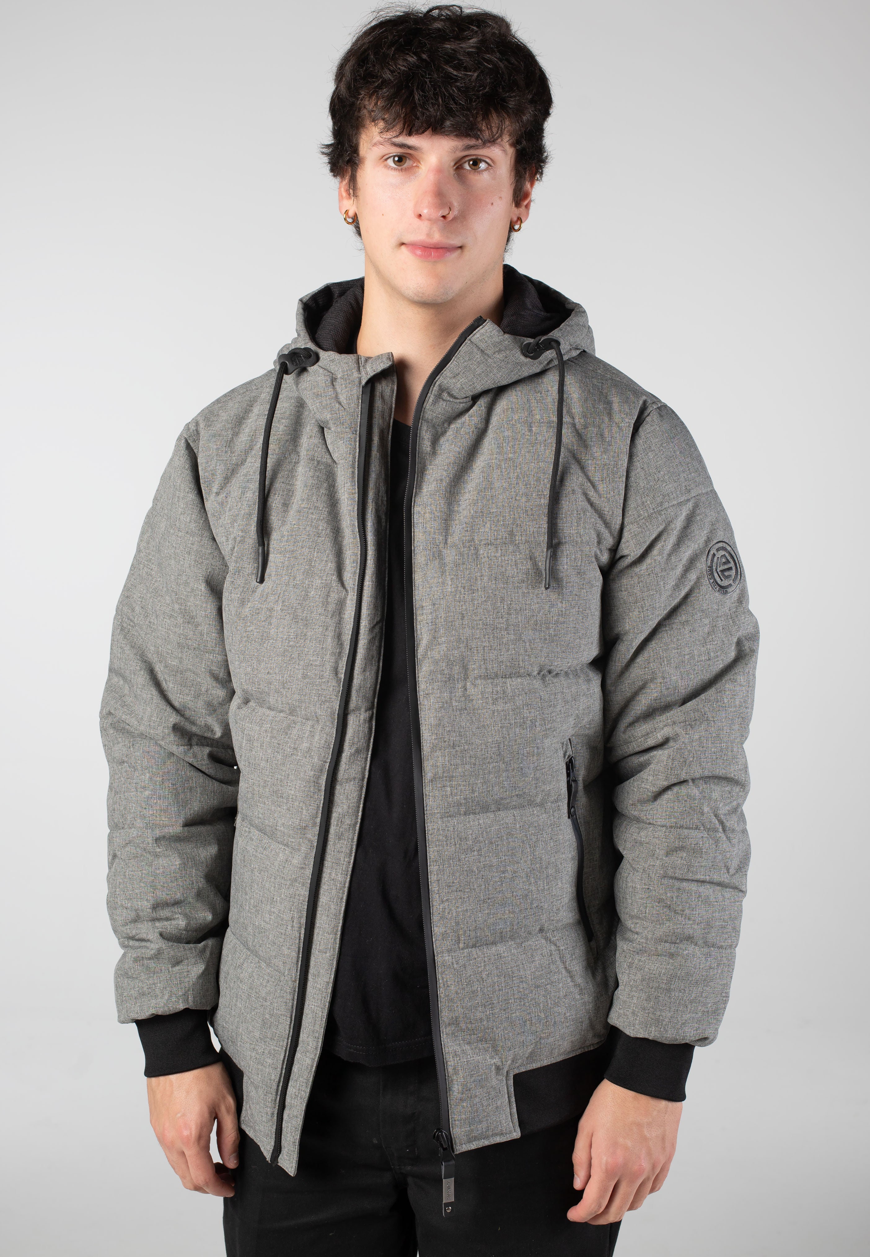 Indicode - Gabrio Charcoal Mix - Jacket | Men-Image