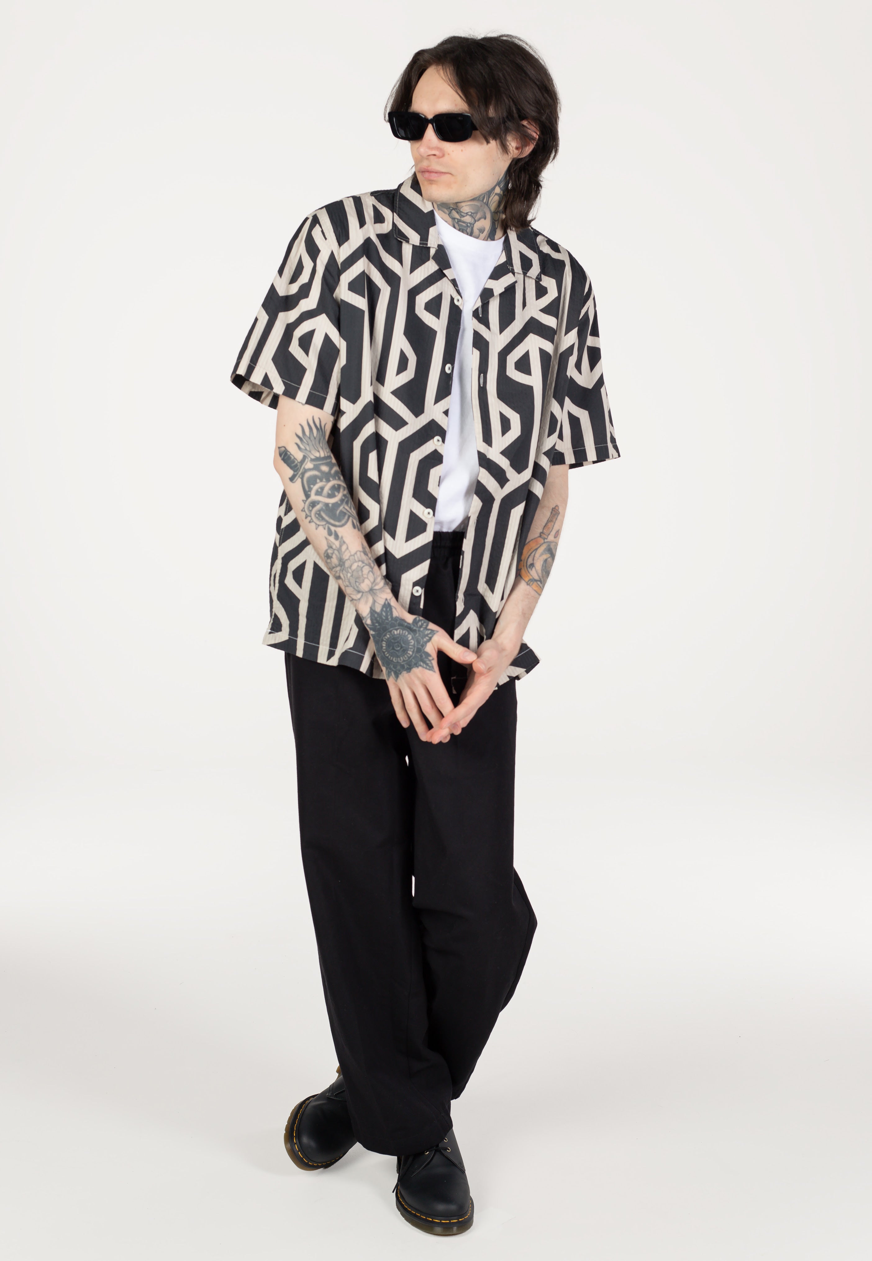 Indicode - Graphic Phantom - Shirt | Men-Image