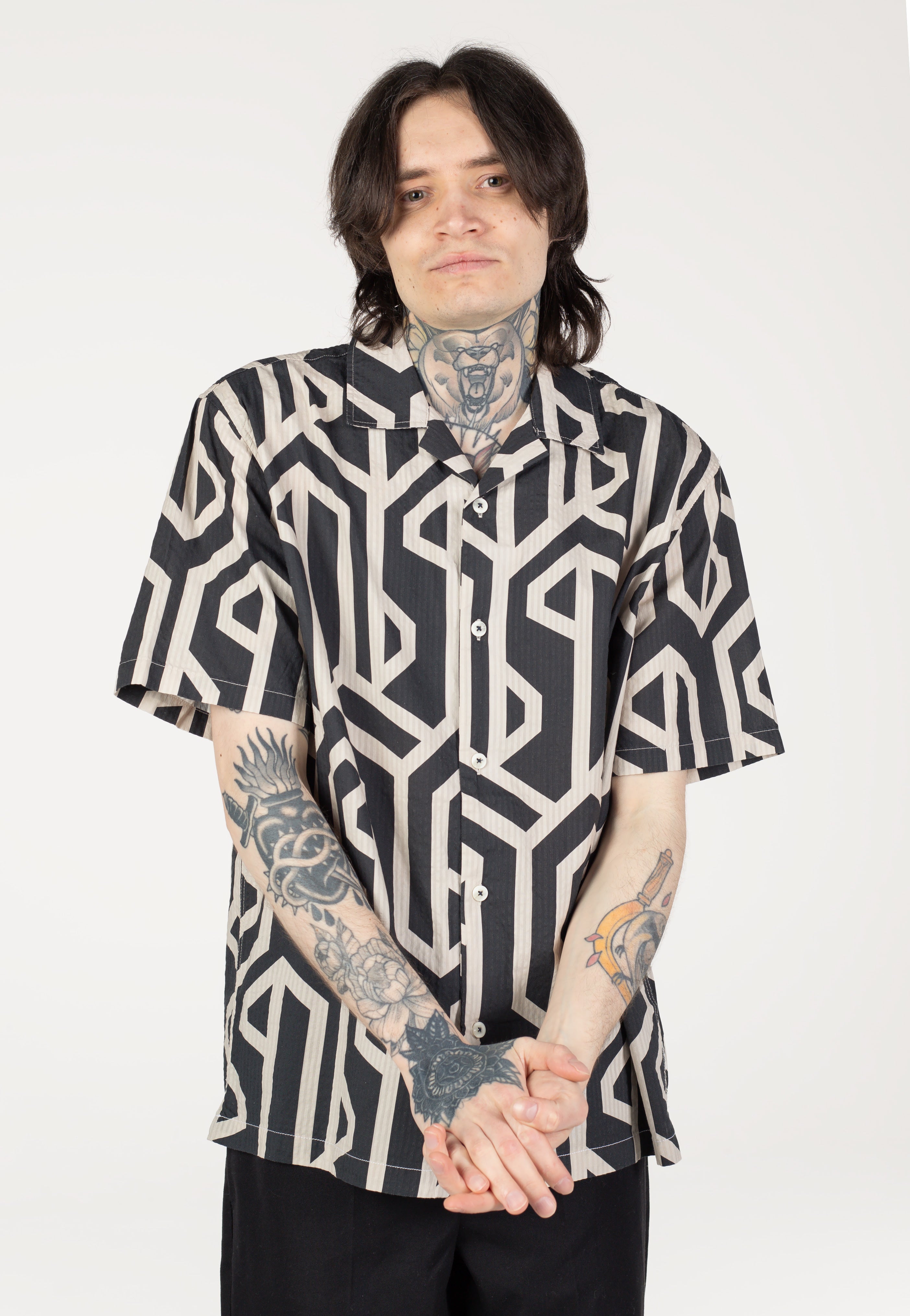 Indicode - Graphic Phantom - Shirt | Men-Image