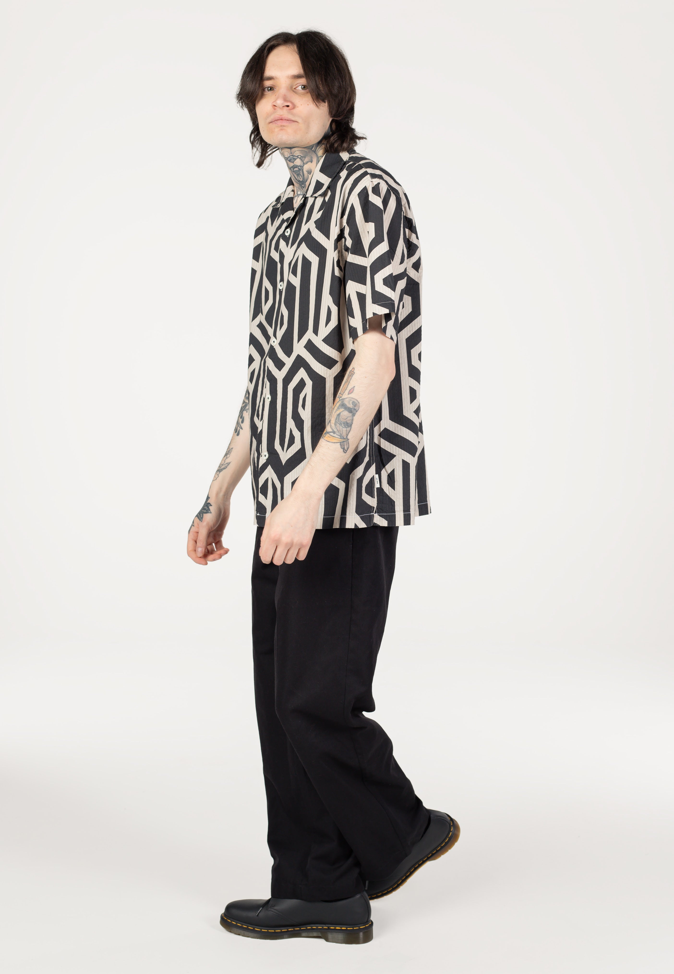 Indicode - Graphic Phantom - Shirt | Men-Image