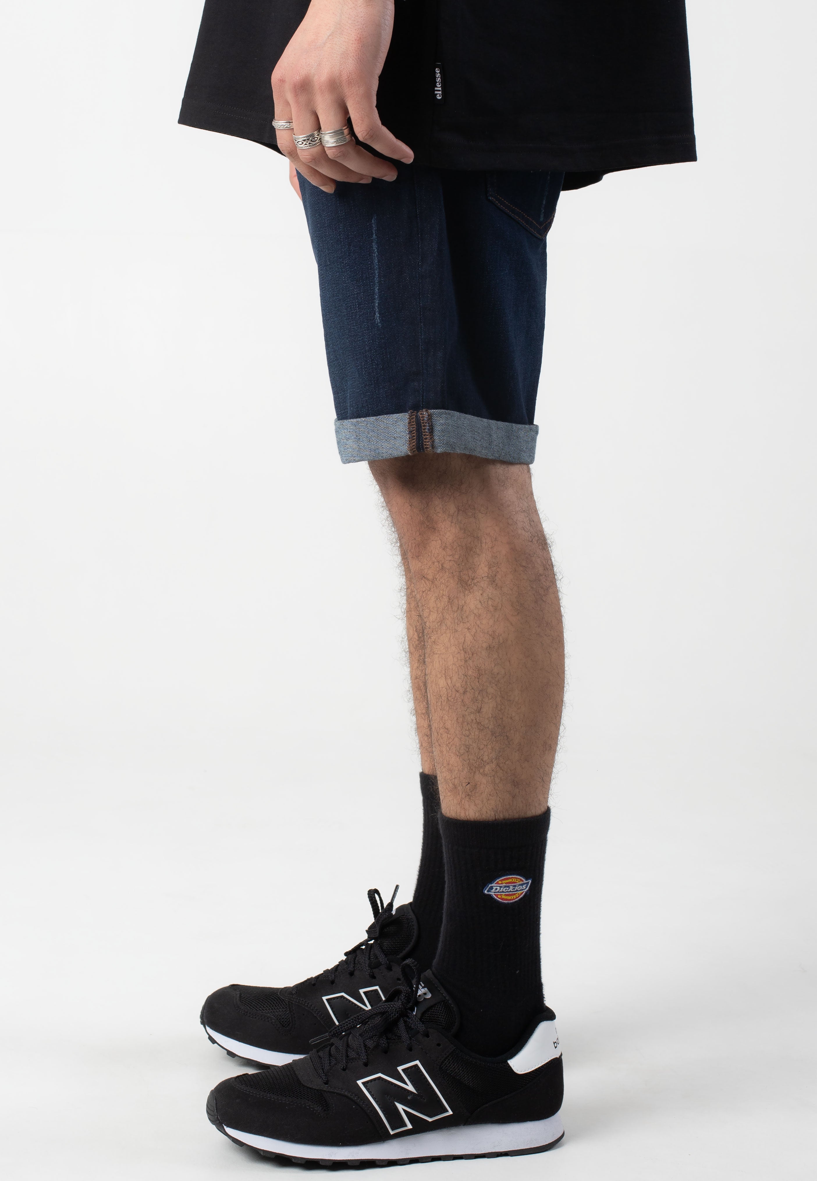 Indicode - Kaden Dark Blue - Shorts | Men-Image