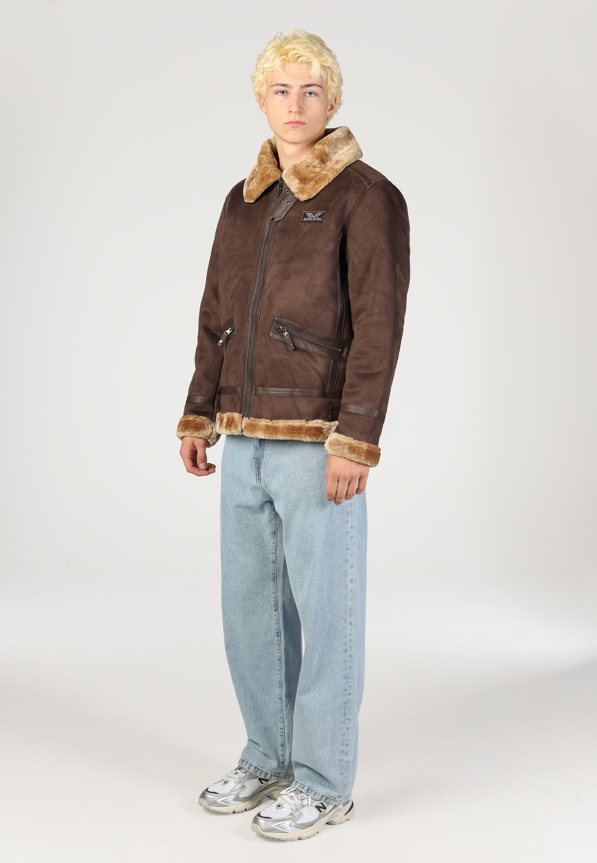 Indicode Kelvane Dark Brown Chaqueta