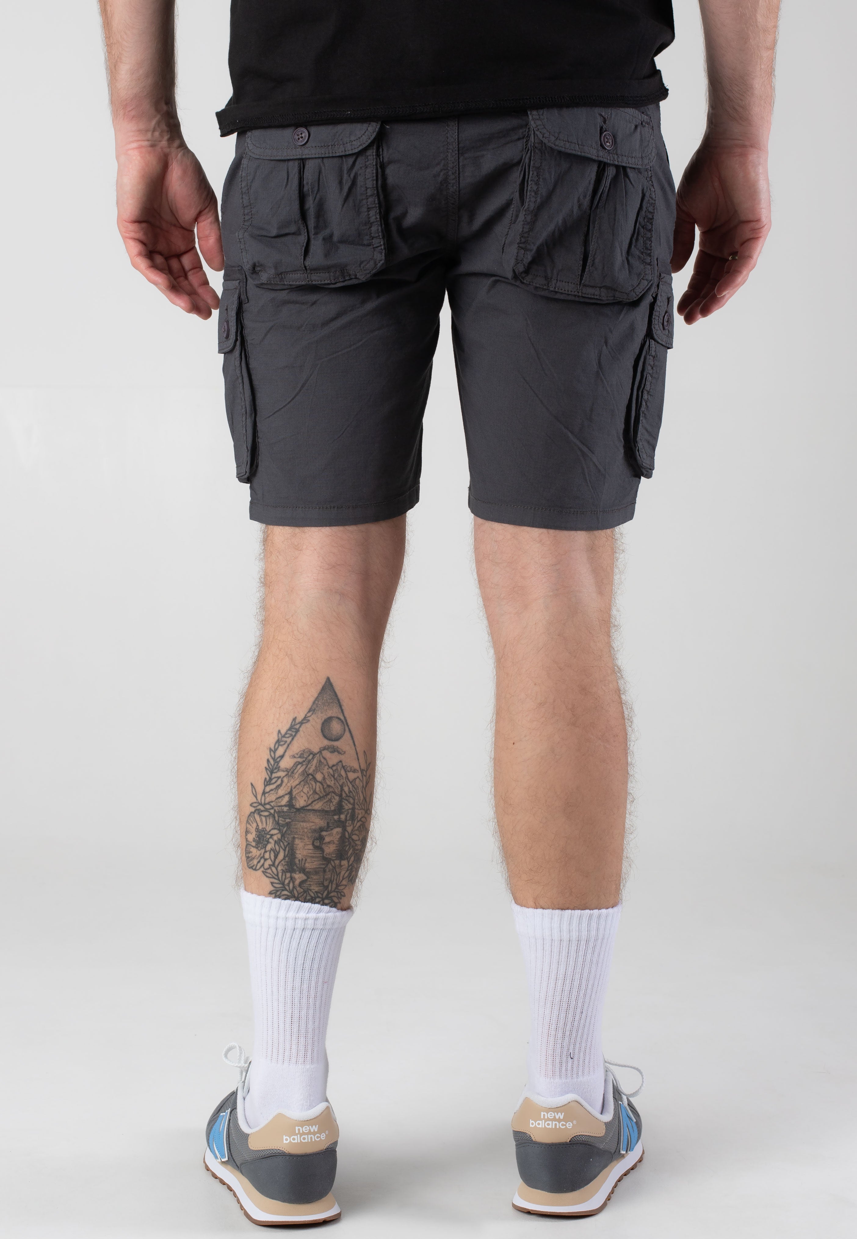 Indicode - Lanny Dark Grey - Shorts | Men-Image