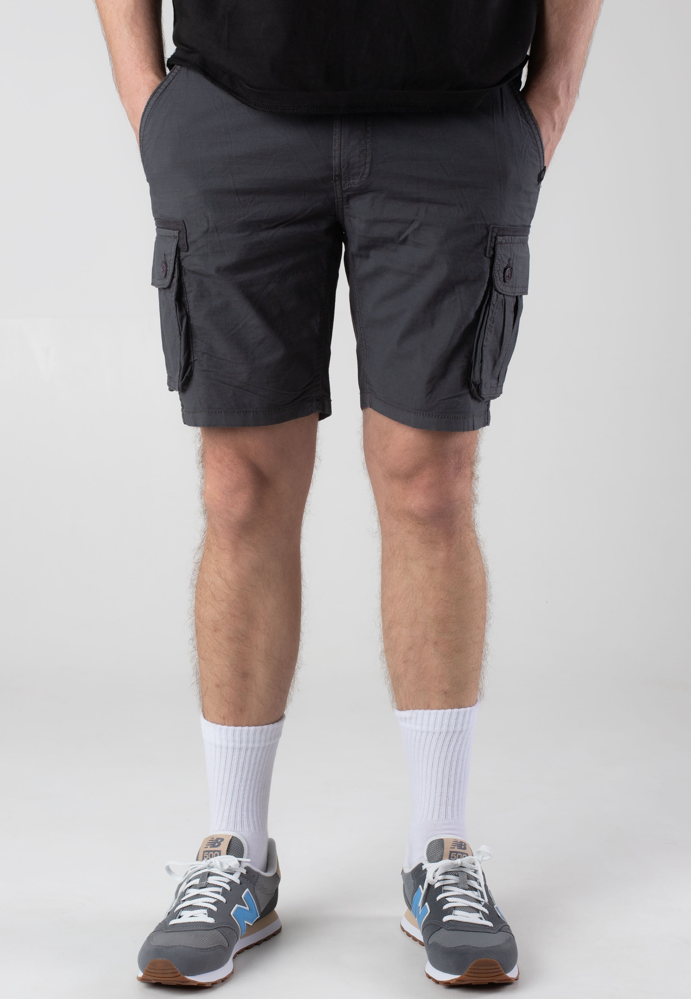 Indicode - Lanny Dark Grey - Shorts | Men-Image