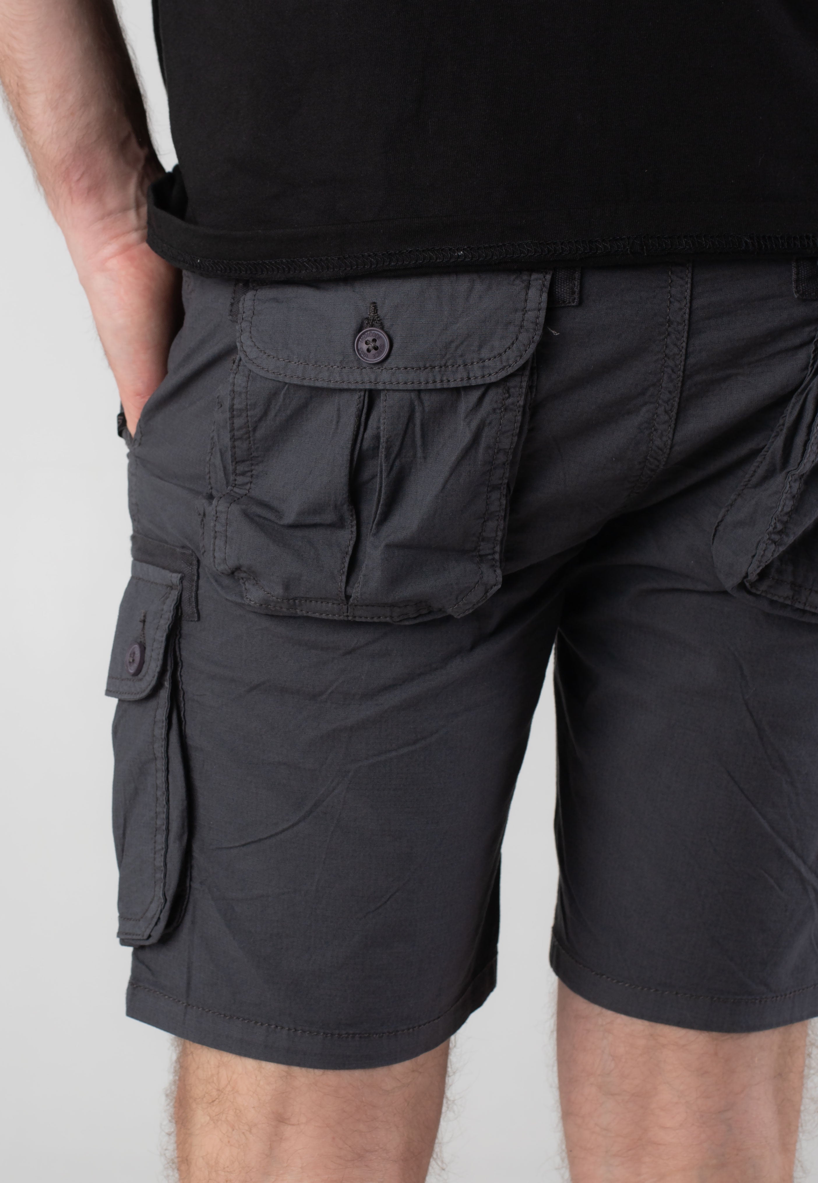 Indicode - Lanny Dark Grey - Shorts | Men-Image