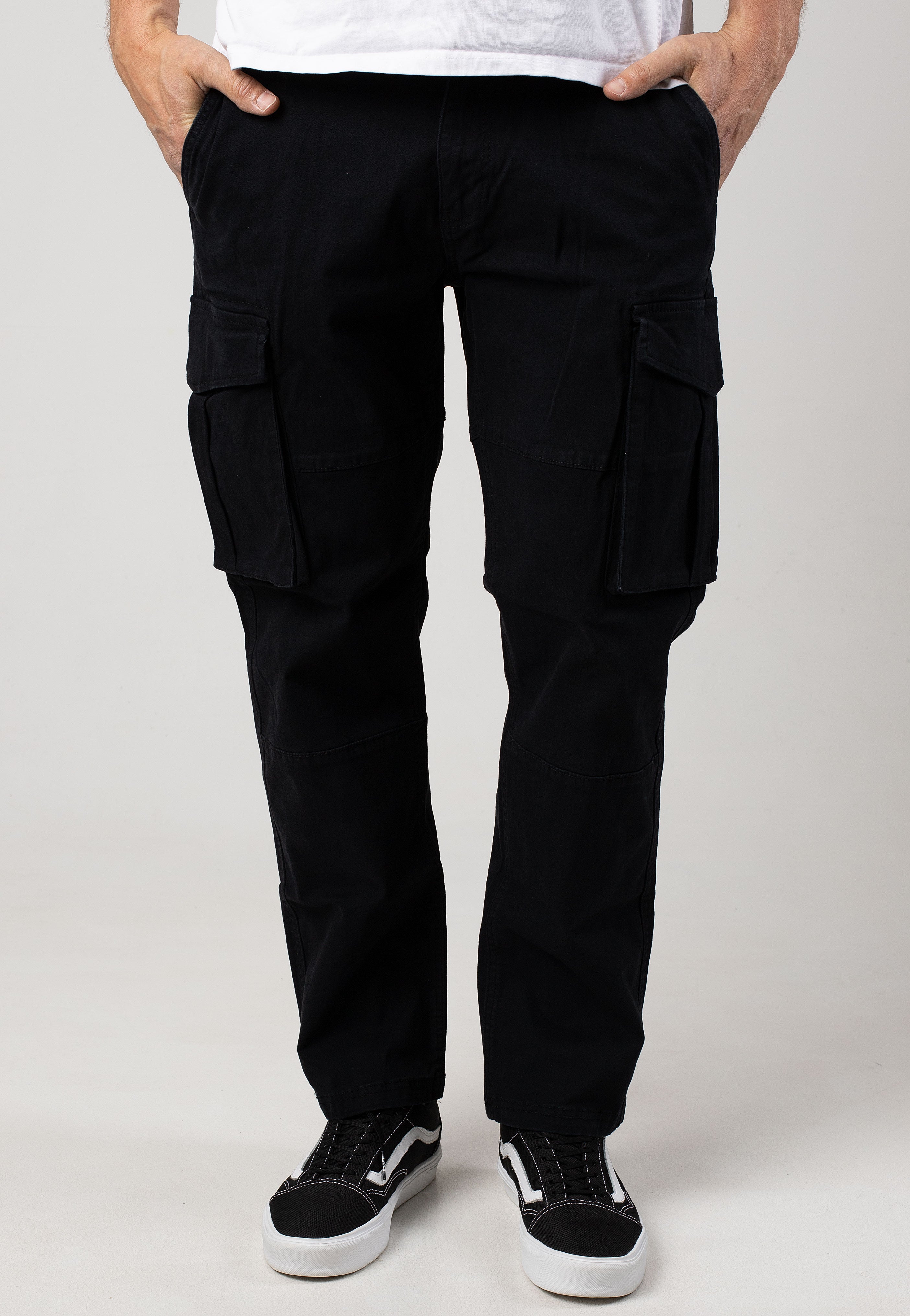 Indicode - Wide Black - Pants | Men-Image