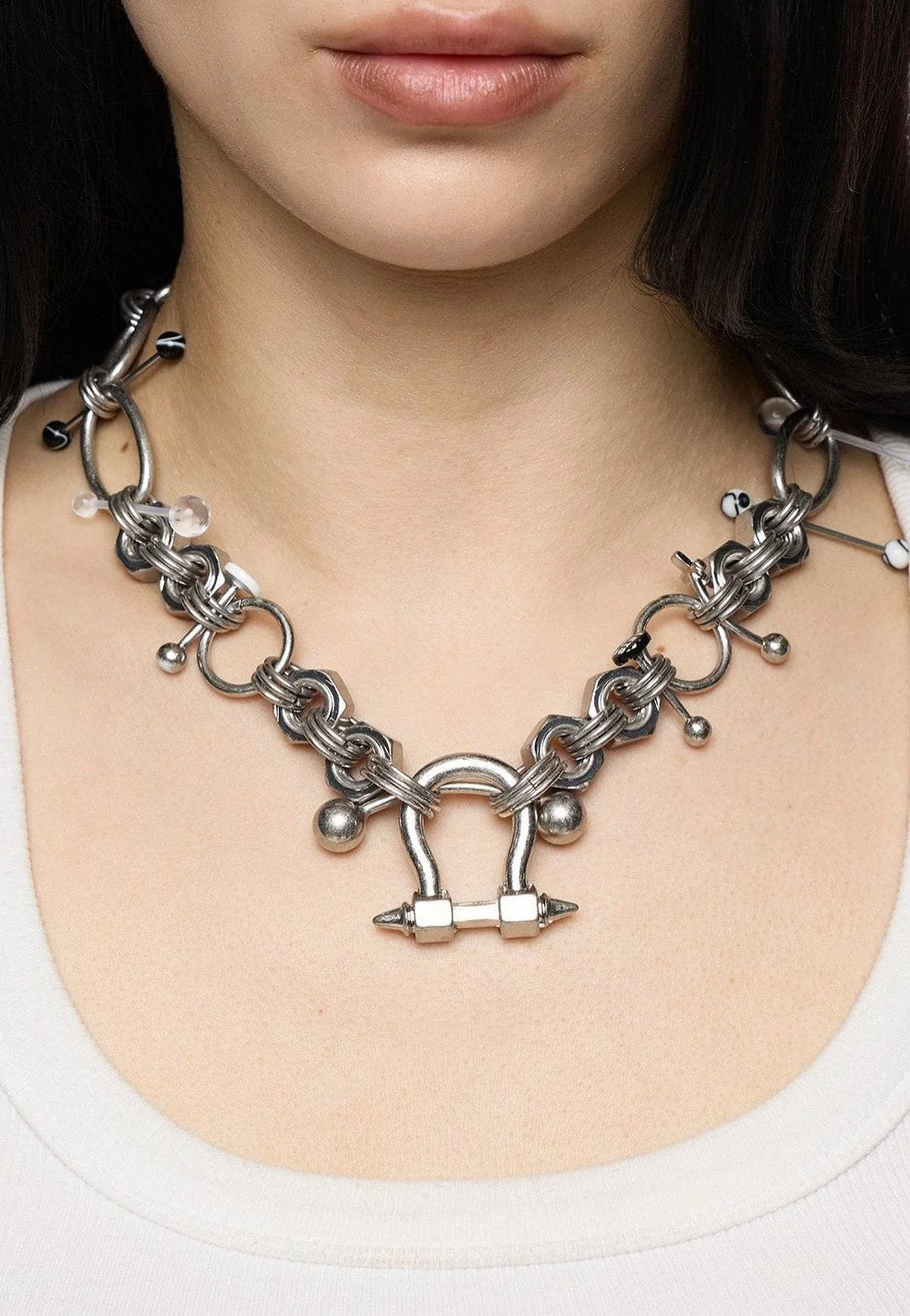 Minga London - Industrial Silver - Necklace | Neutral-Image