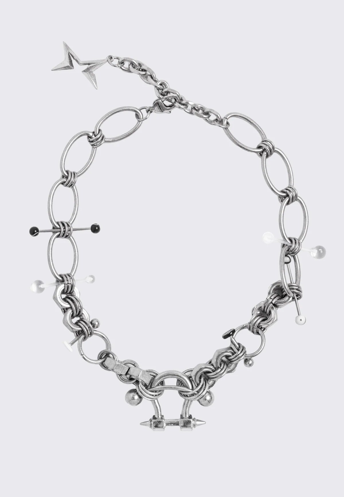 Minga London - Industrial Silver - Necklace | Neutral-Image