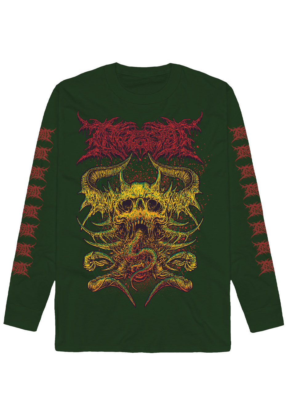 Ingested - Contagion Forest Green - Longsleeve