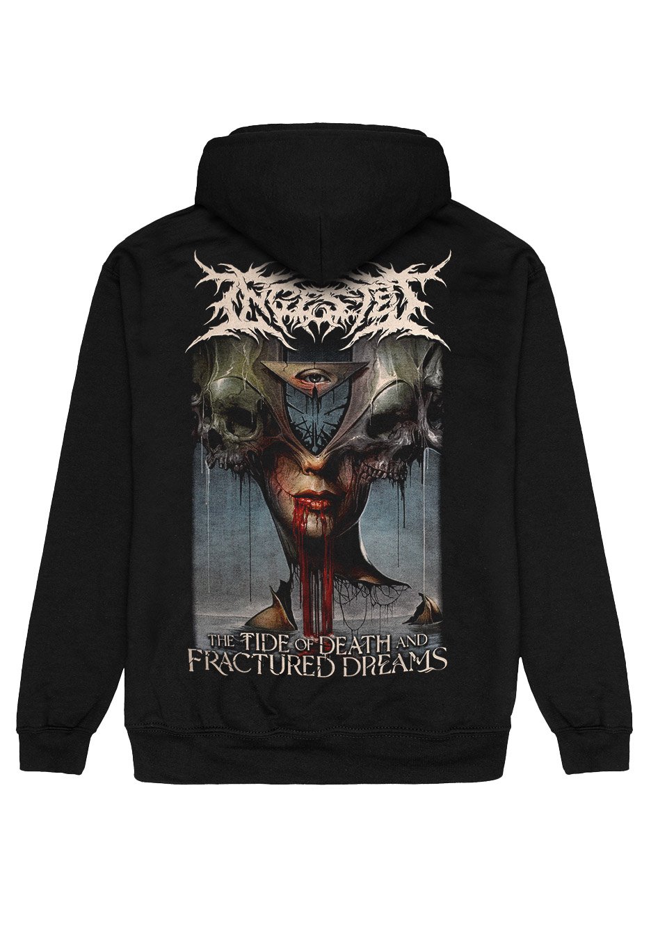 Ingested - The Tide Of Death And Fractured Dreams Cover - Hoodie