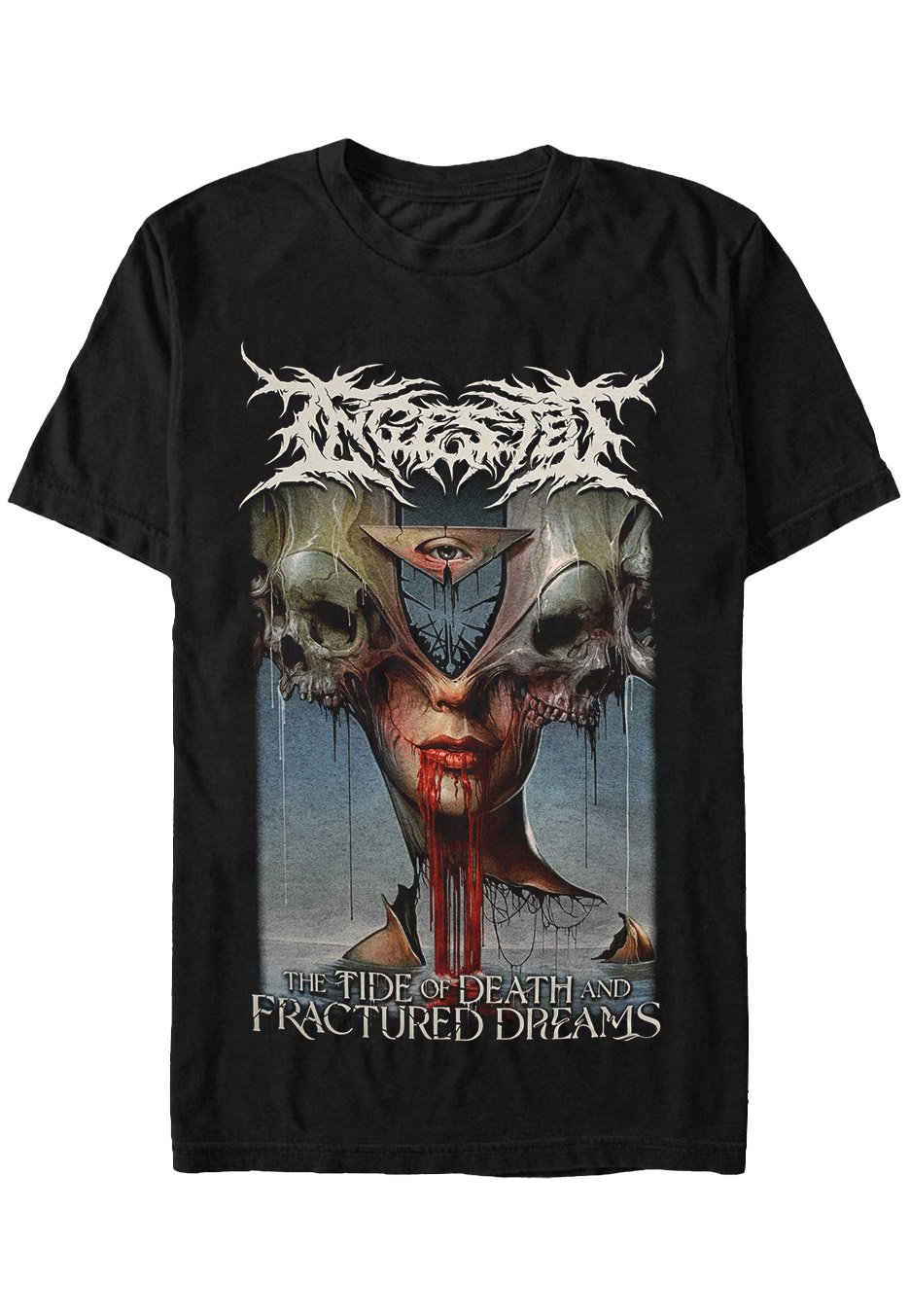 Ingested - The Tide Of Death And Fractured Dreams Cover - T-Shirt