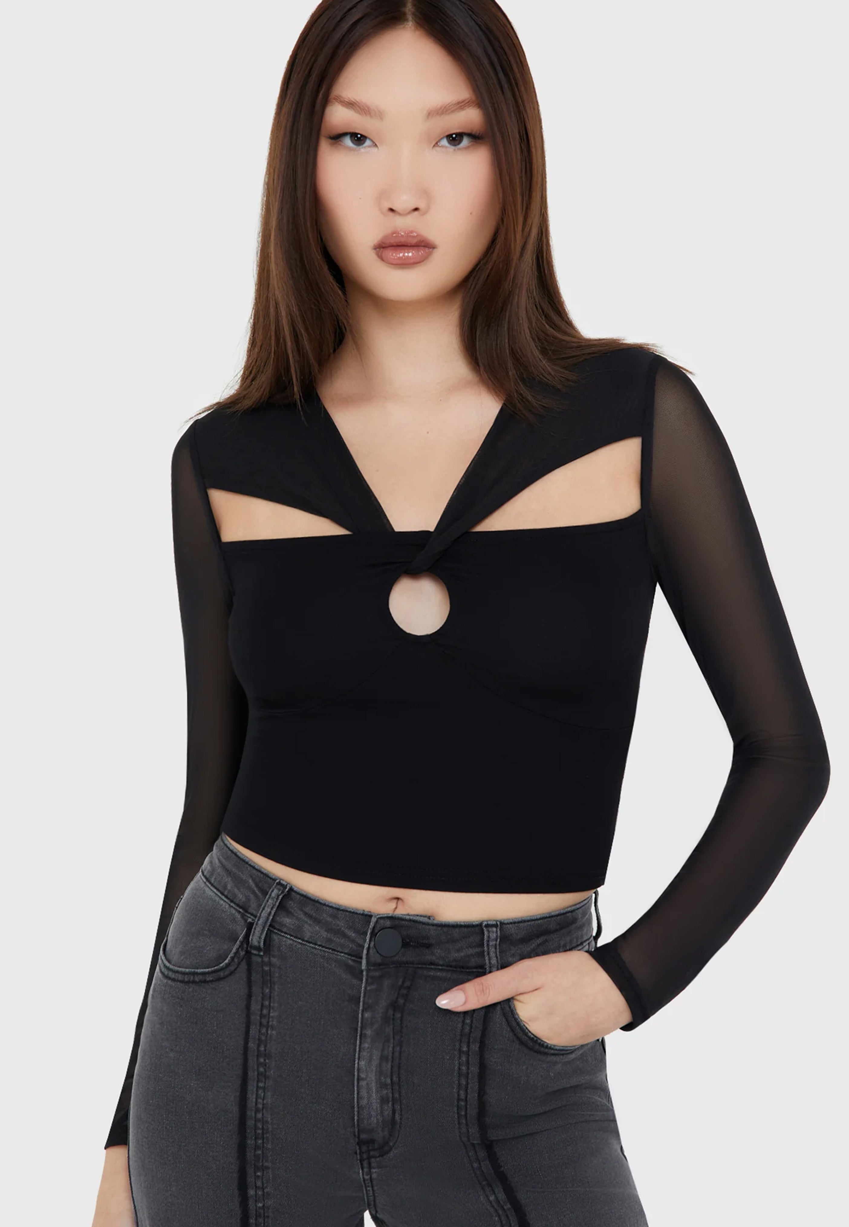 Killstar x Kihilist - Ink Of Night Black - Top | Women-Image