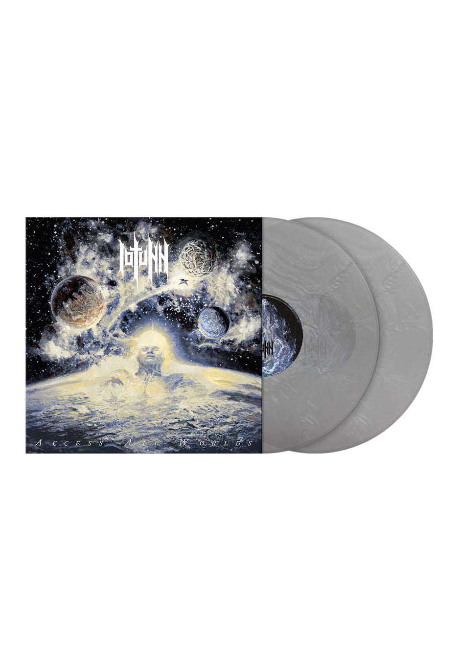 Iotunn - Access All Worlds (Tour Edition) Ltd. Silver/Crystal Clear Melt - Colored 2 Vinyl | Neutral-Image