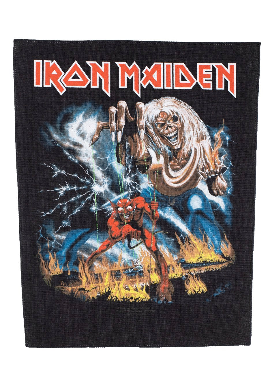 Iron Maiden Number Of The Beast Unisex Pin gris/rojo Aleación de Zinc Iron Maiden Number Of The Beast Unisex Pin gris/rojo Aleación de Zinc