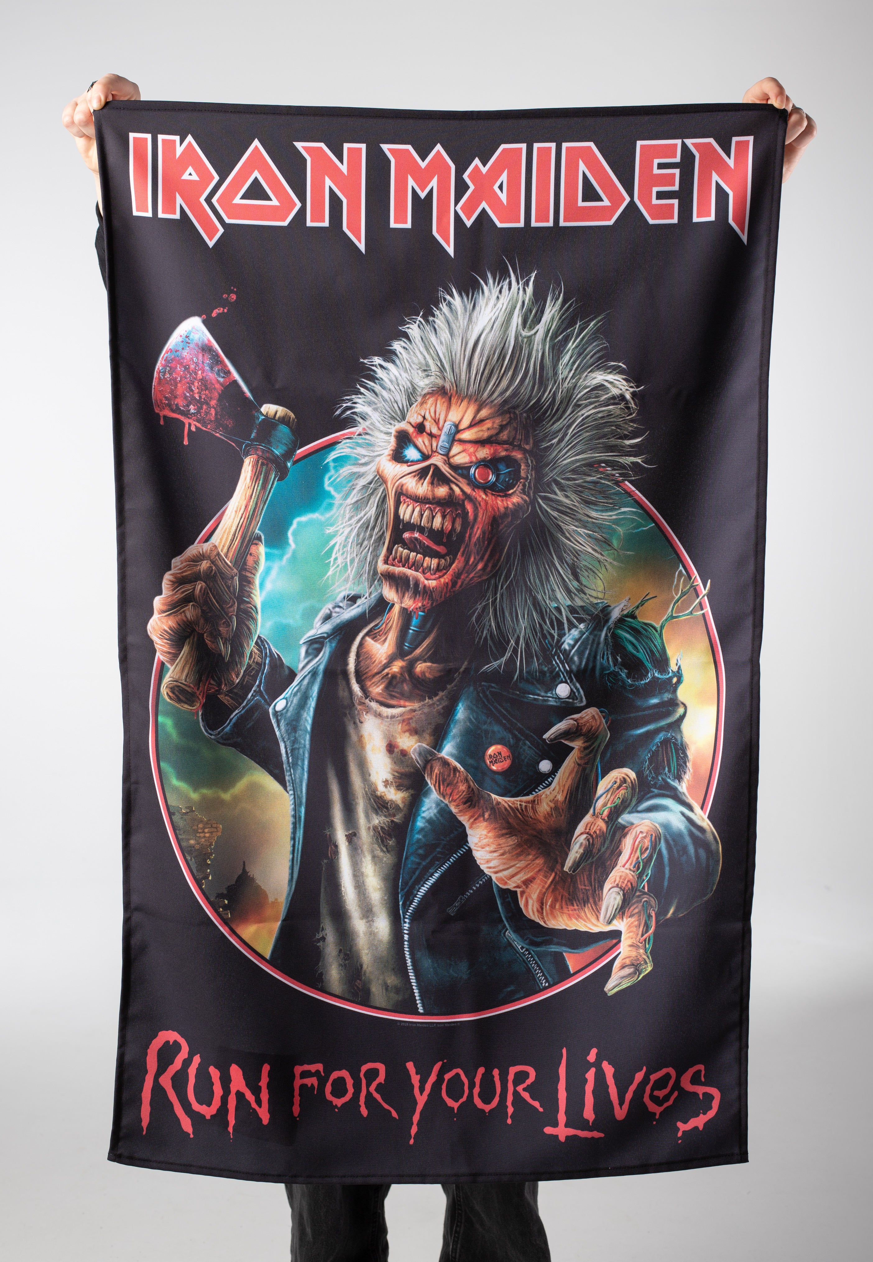 Iron Maiden - Run For Your Lives - Flag | Neutral-Image