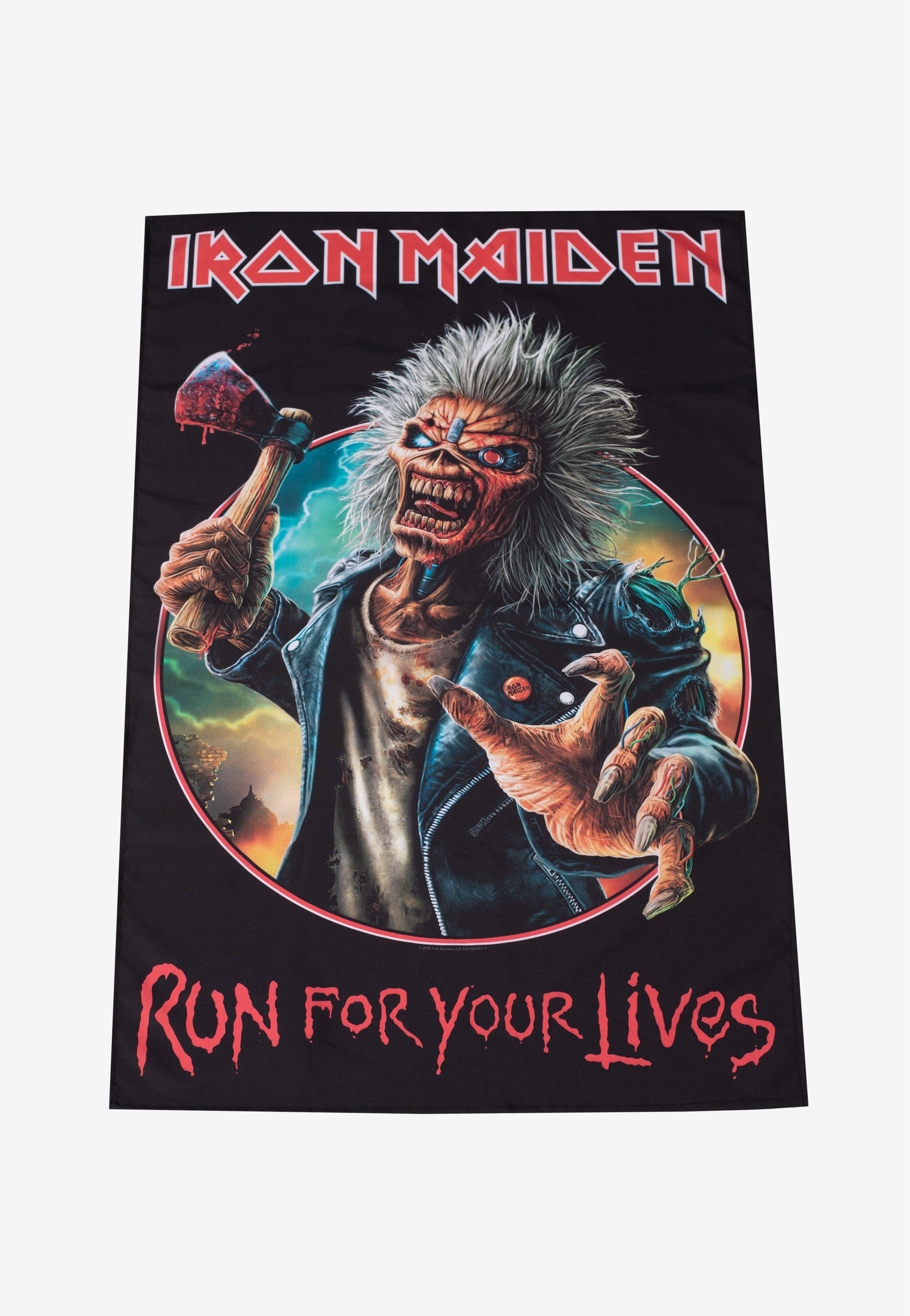 Iron Maiden - Run For Your Lives - Flag | Neutral-Image