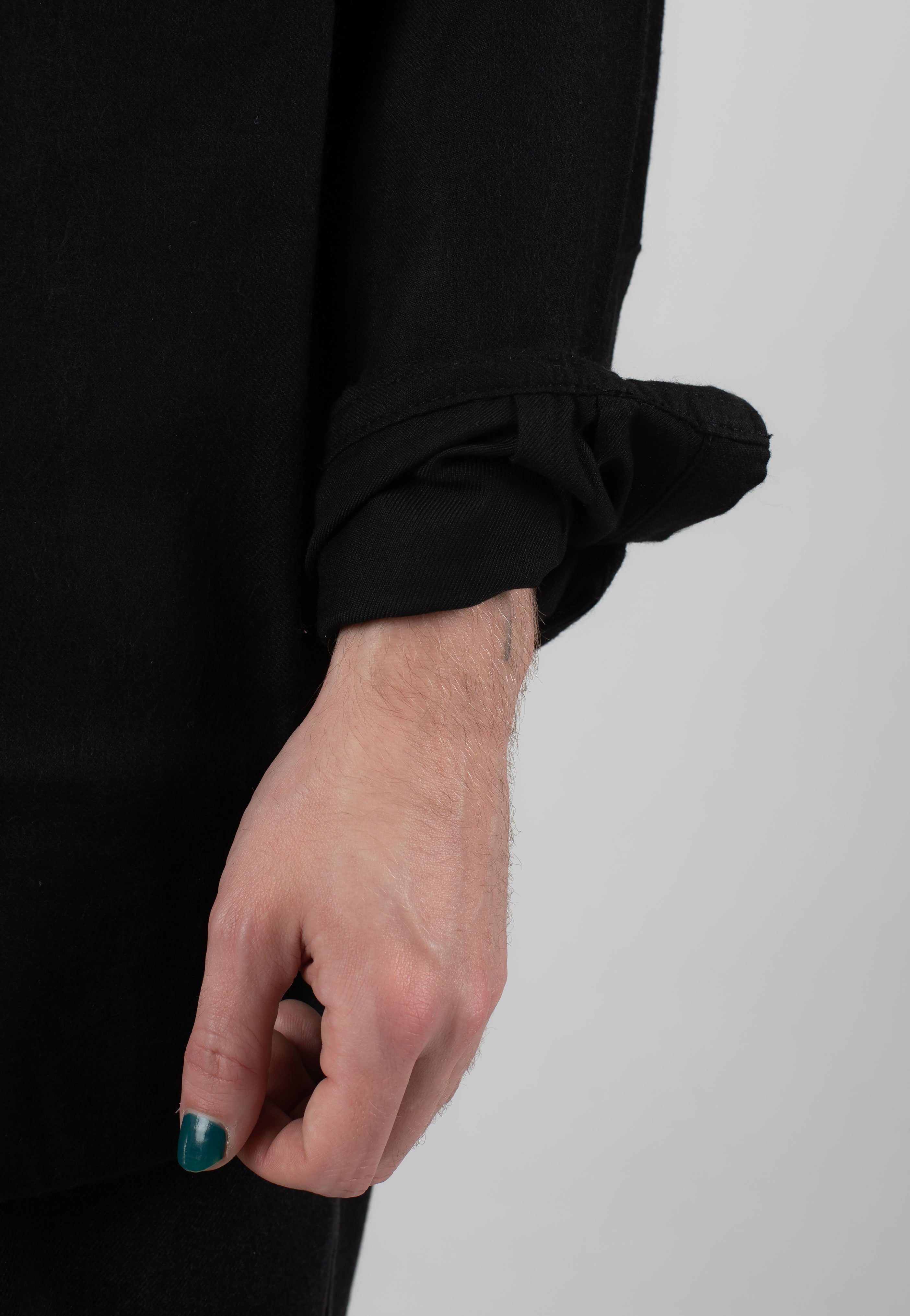 Ironnail - Hooft Black Flanell - Shirt | Men-Image