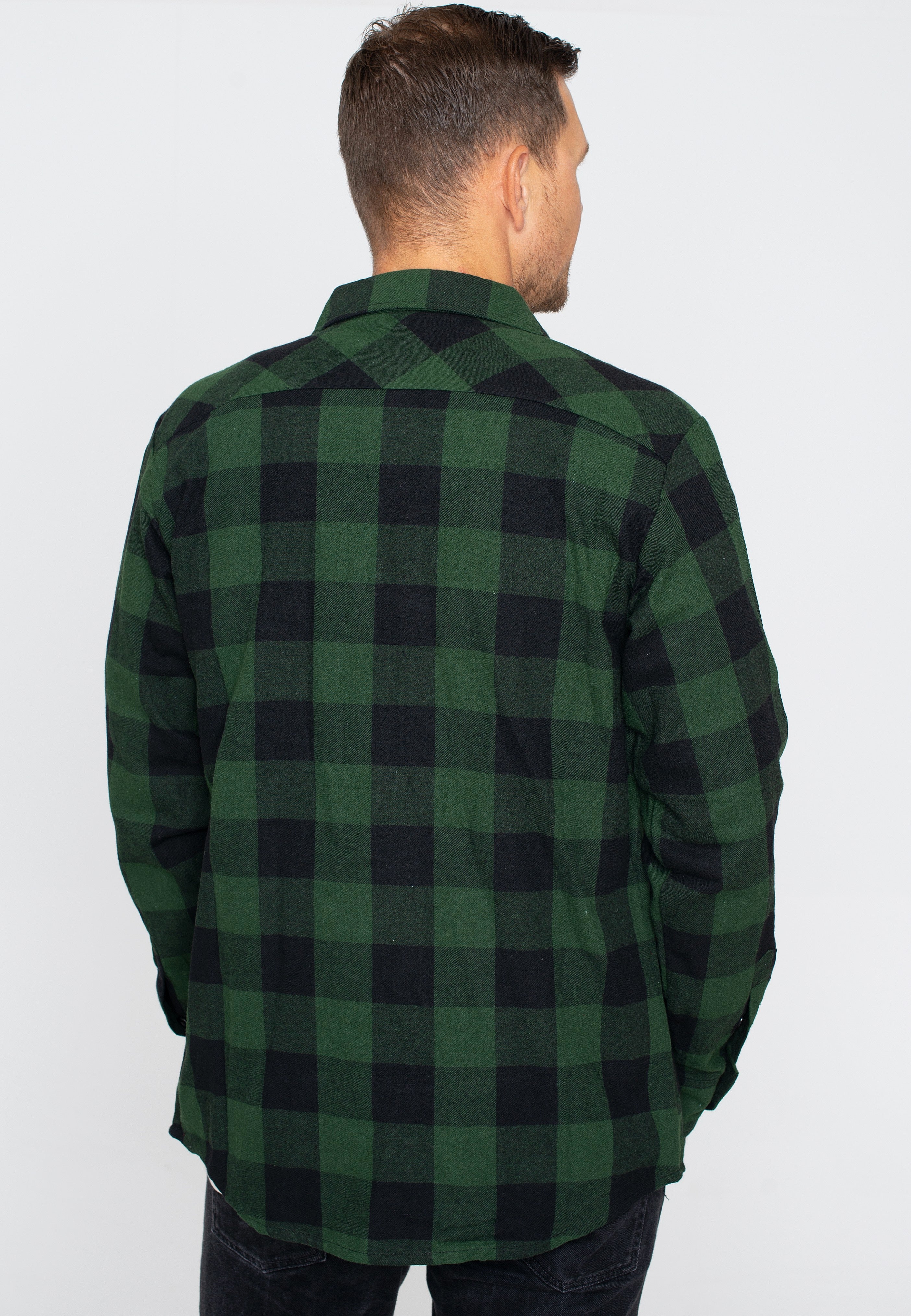 Ironnail - Hooft Black/Forestgreen Flanell - Shirt | Men-Image