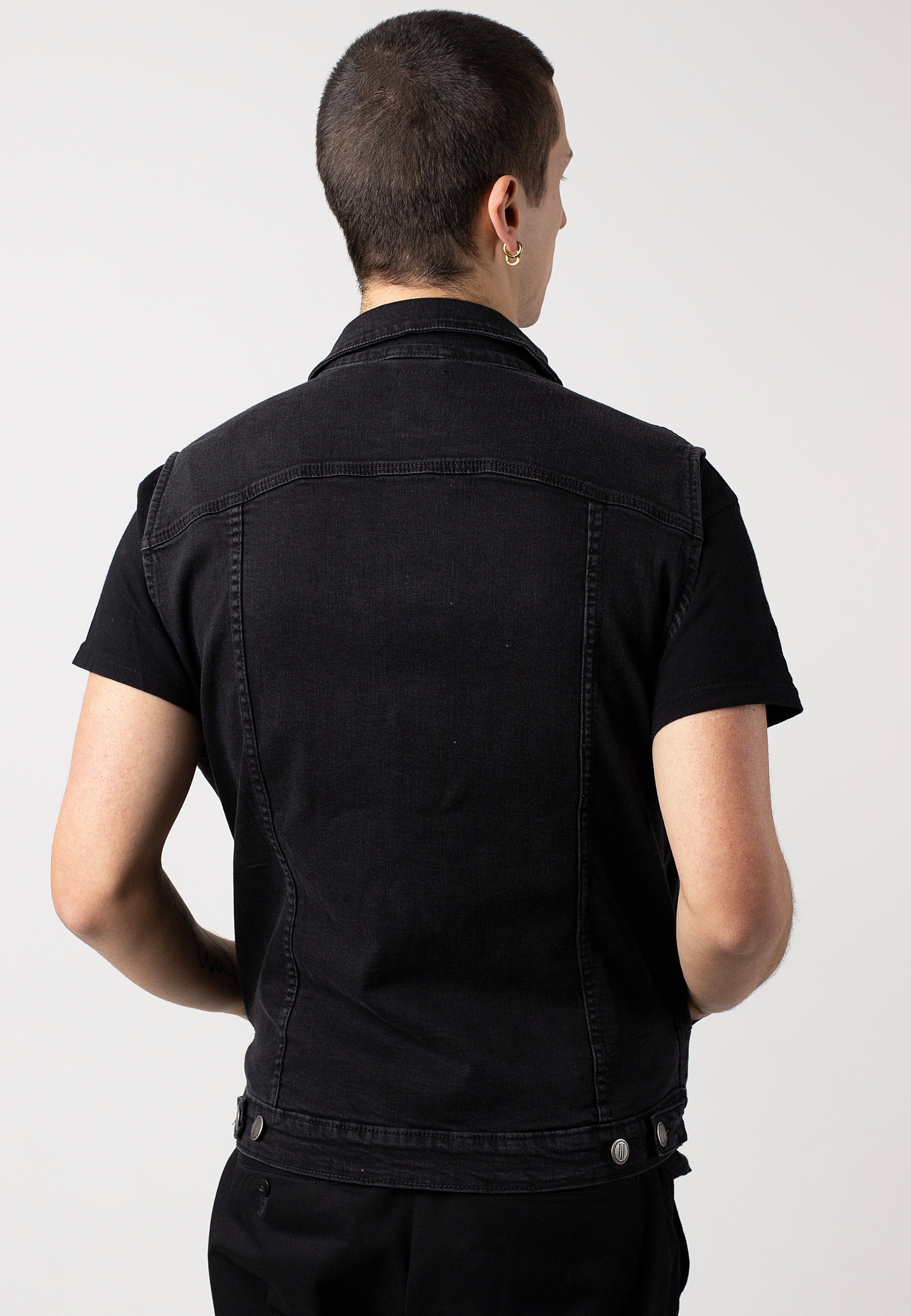 Ironnail - Neil Denim Black - Jeans Vest | Nuclear Blast