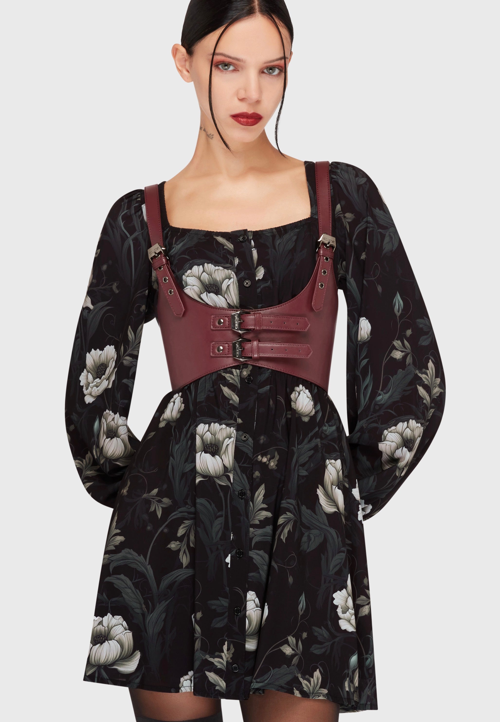 Killstar - Ivory's Chorus Mini Black/Ivory - Dress | Women-Image