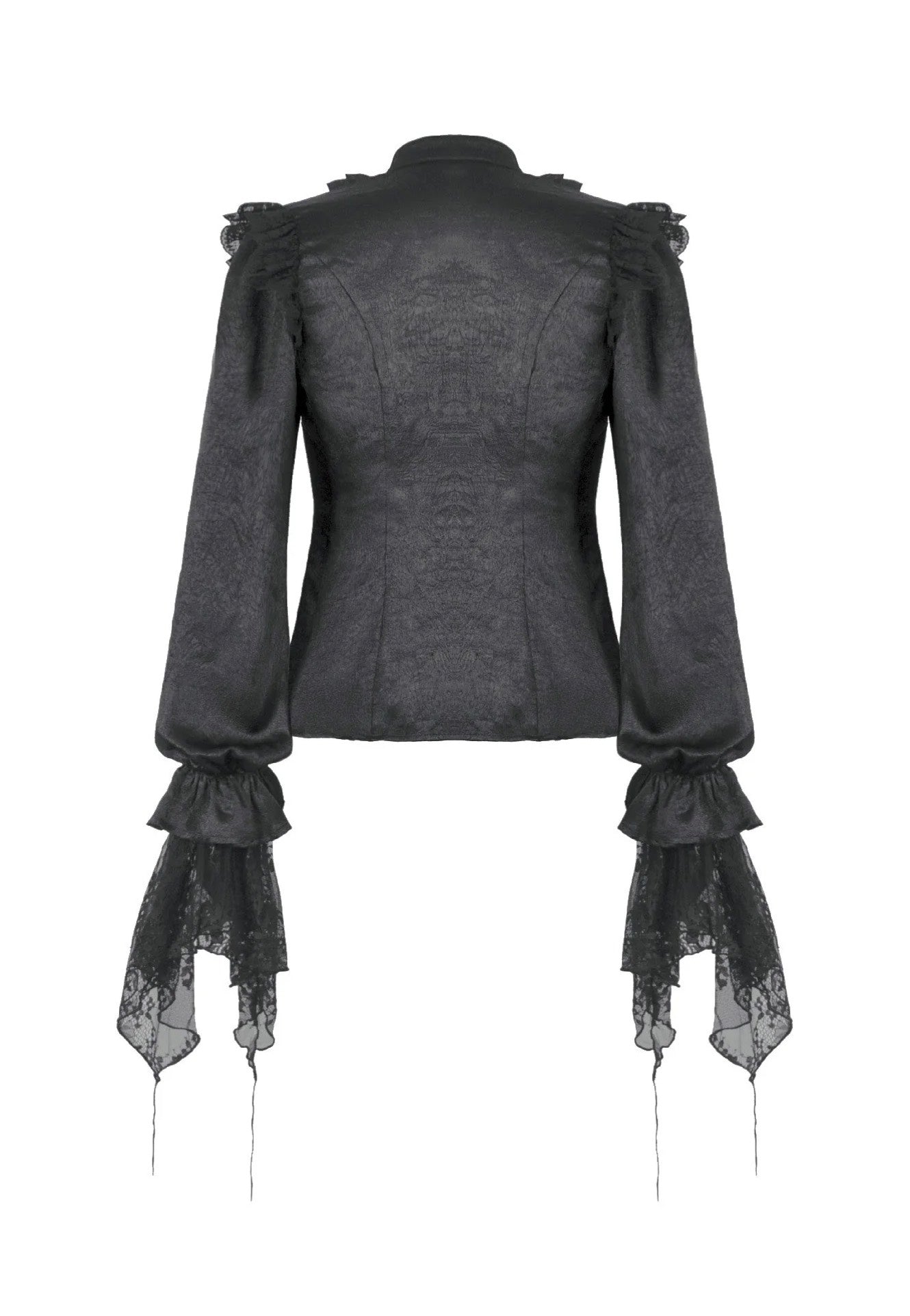 Dark In Love - Nocturne Ruffle Gothic - Blouse | Women-Image