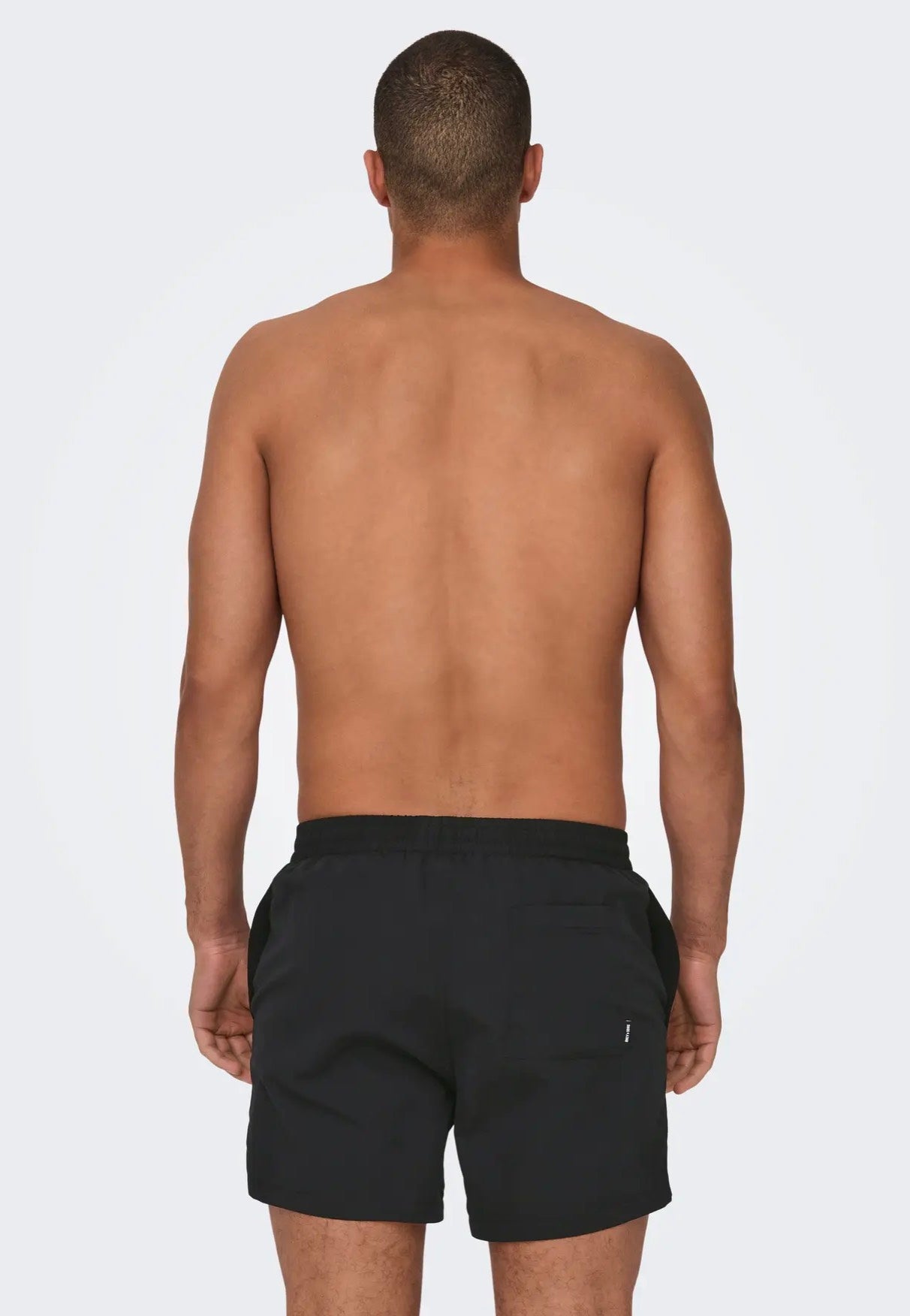 Only & Sons - Ted Life Black - Board Shorts | Men-Image