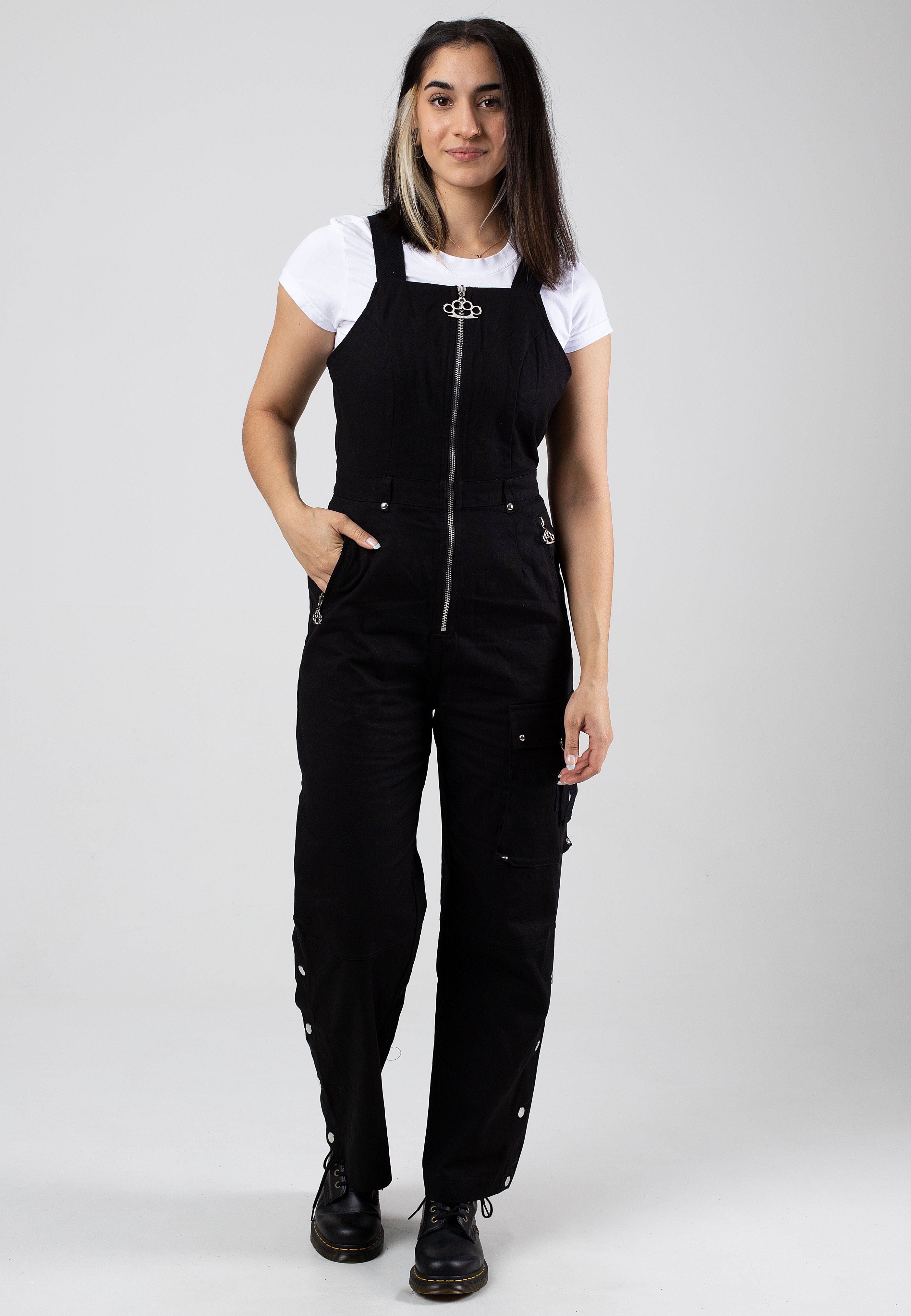 Jawbreaker - Black Zip Up Black - Dungarees