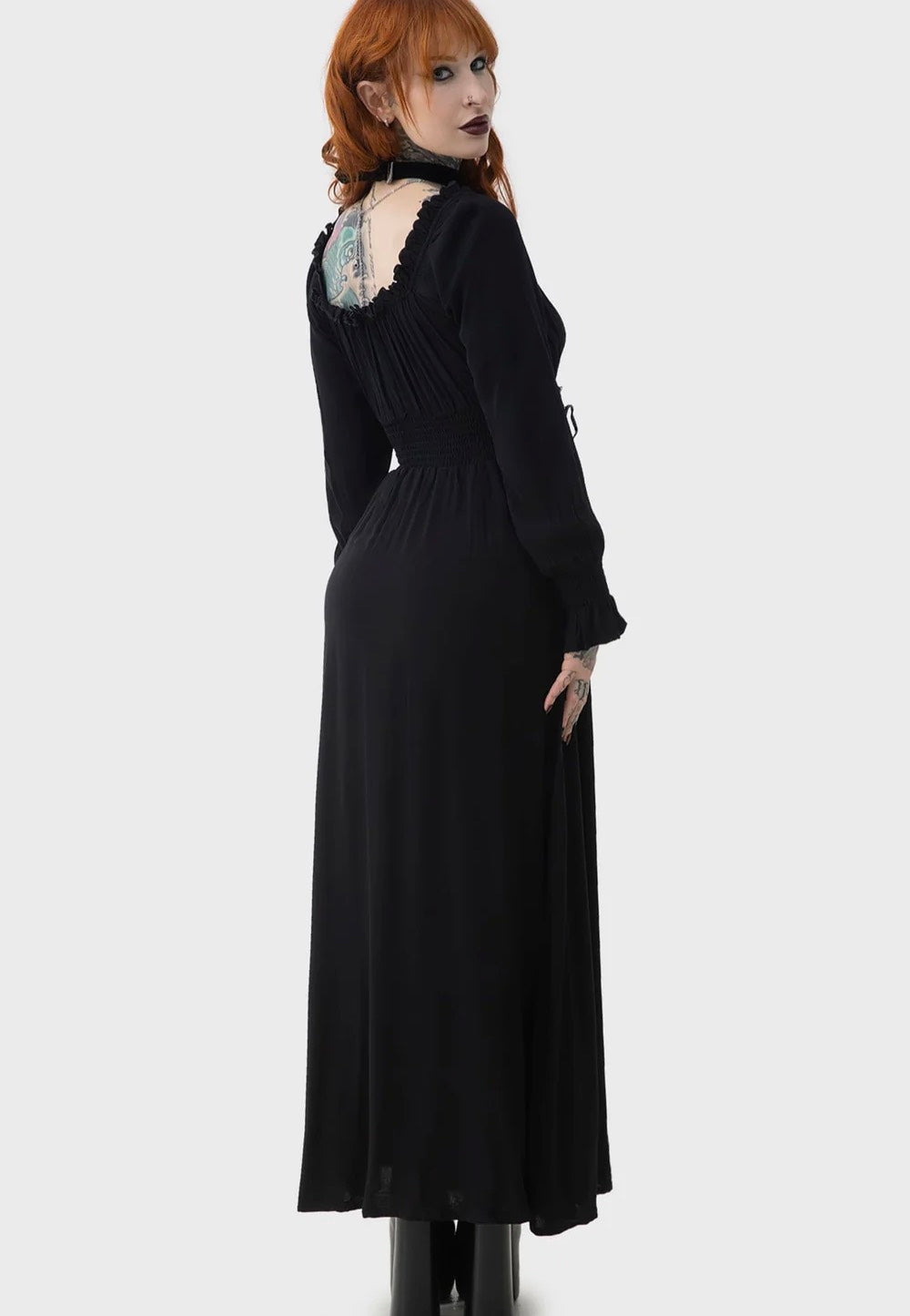 Killstar - Jocaster Maxi Black - Dress | Women-Image