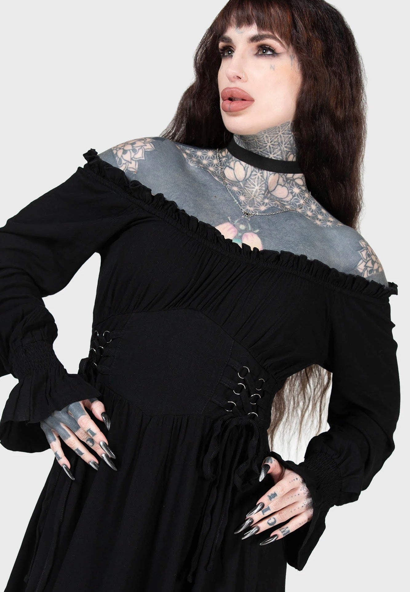 jocasta mini dress Killstar - Jocasta Mini Black - Dress