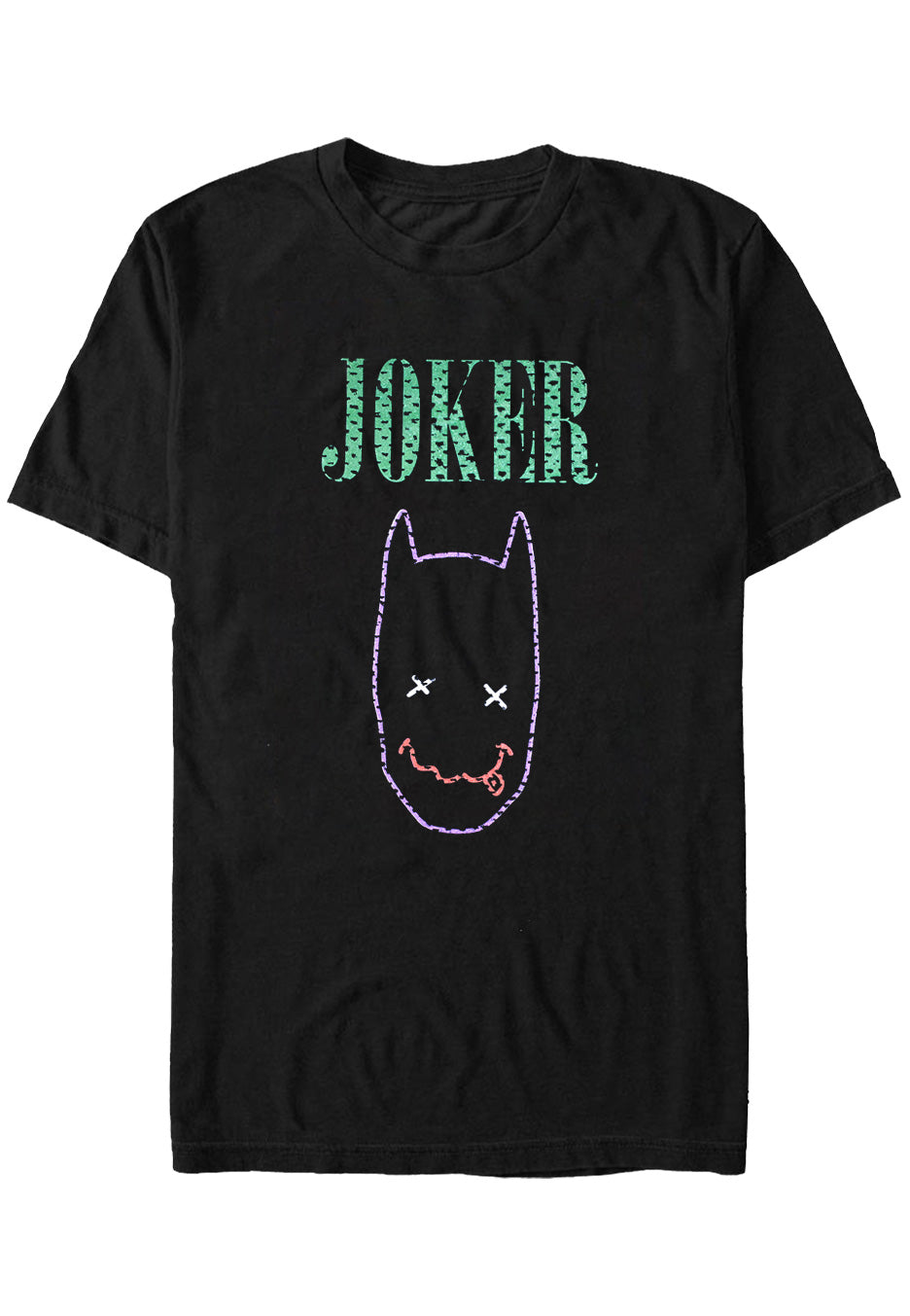 Joker - Bat Man Smile Sketch - T-Shirt | Neutral-Image
