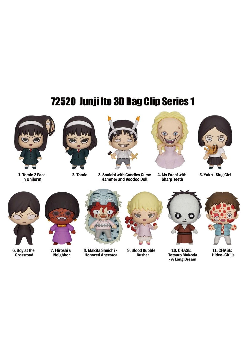 Junji Ito - Series 1 Collection - Keychain | Neutral-Image
