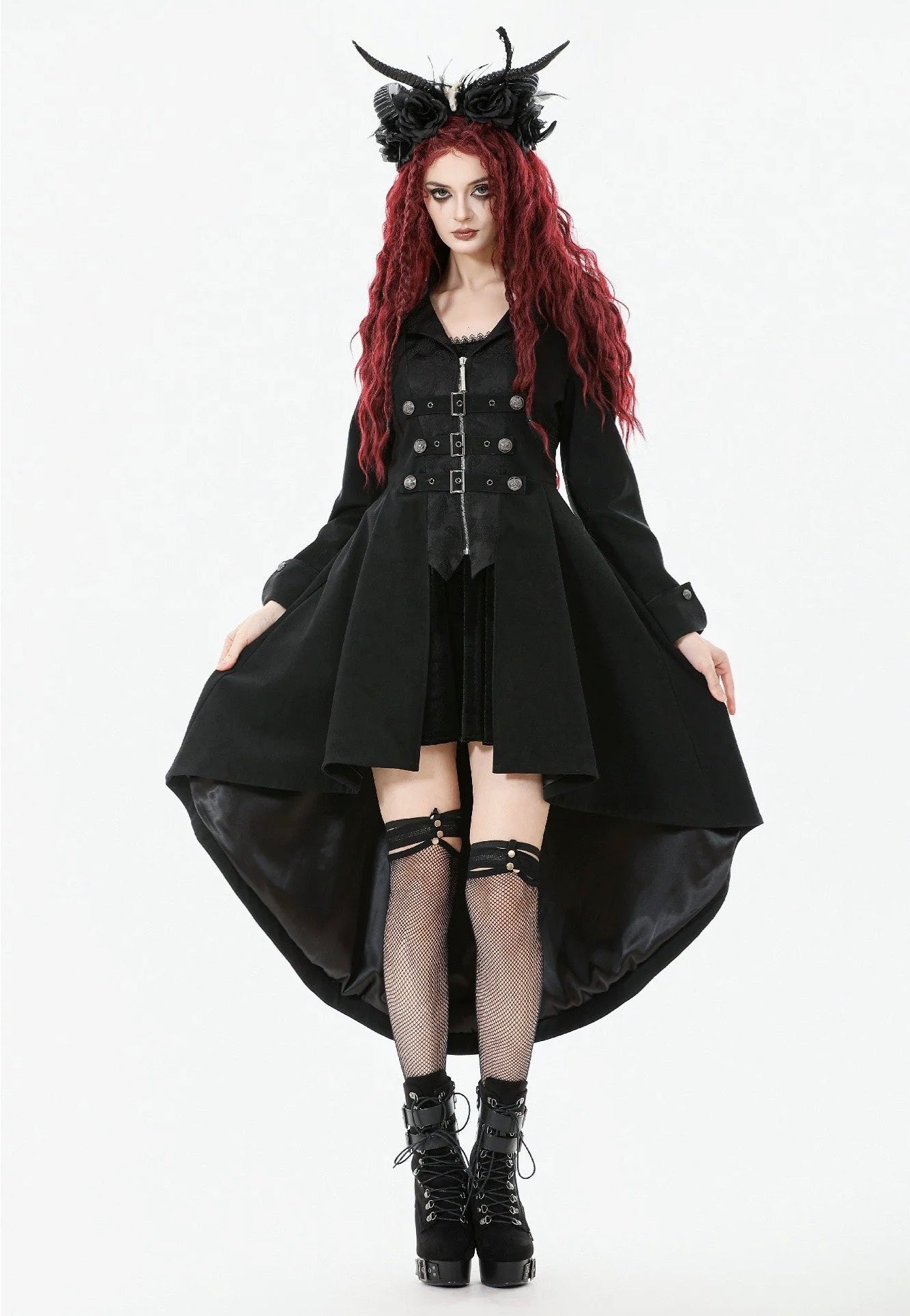 Dark In Love - Gothic PU Leather - Jacket | Women-Image