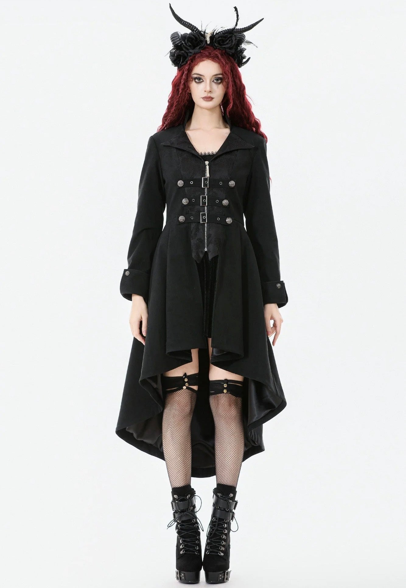 Dark In Love - Gothic PU Leather - Jacket | Women-Image