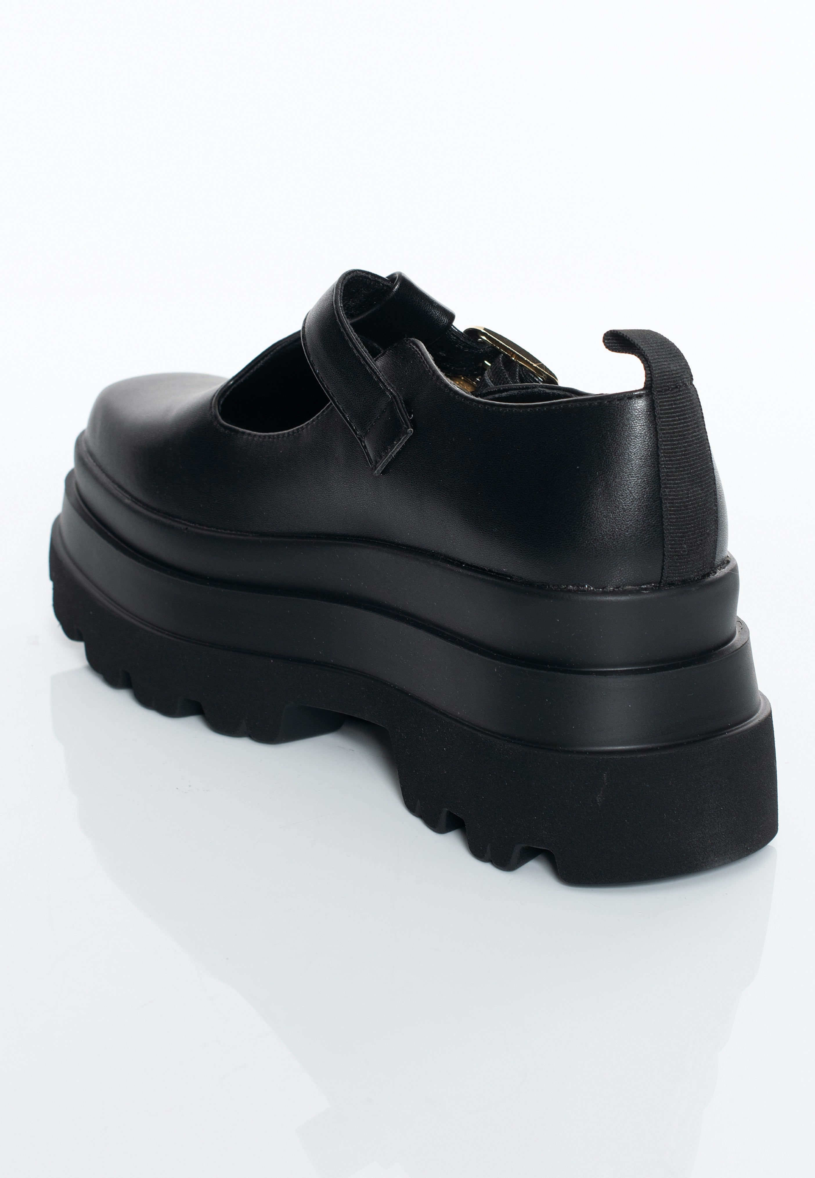 Koi Footwear - Silent Amity Trident Platform Mary Janes Black - Girl Shoes