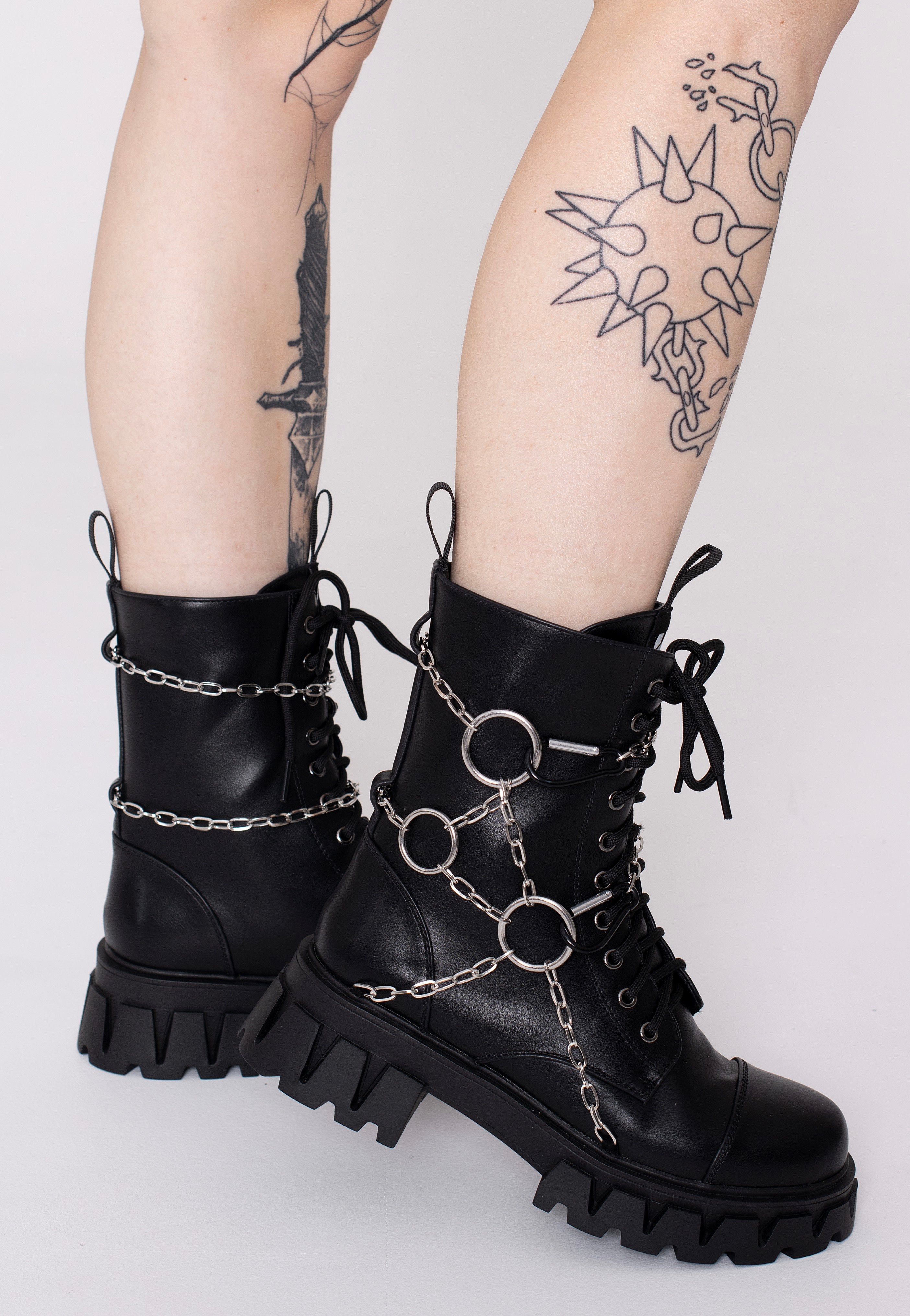 Koi Footwear - Cyrus Chain Black - Girl Shoes