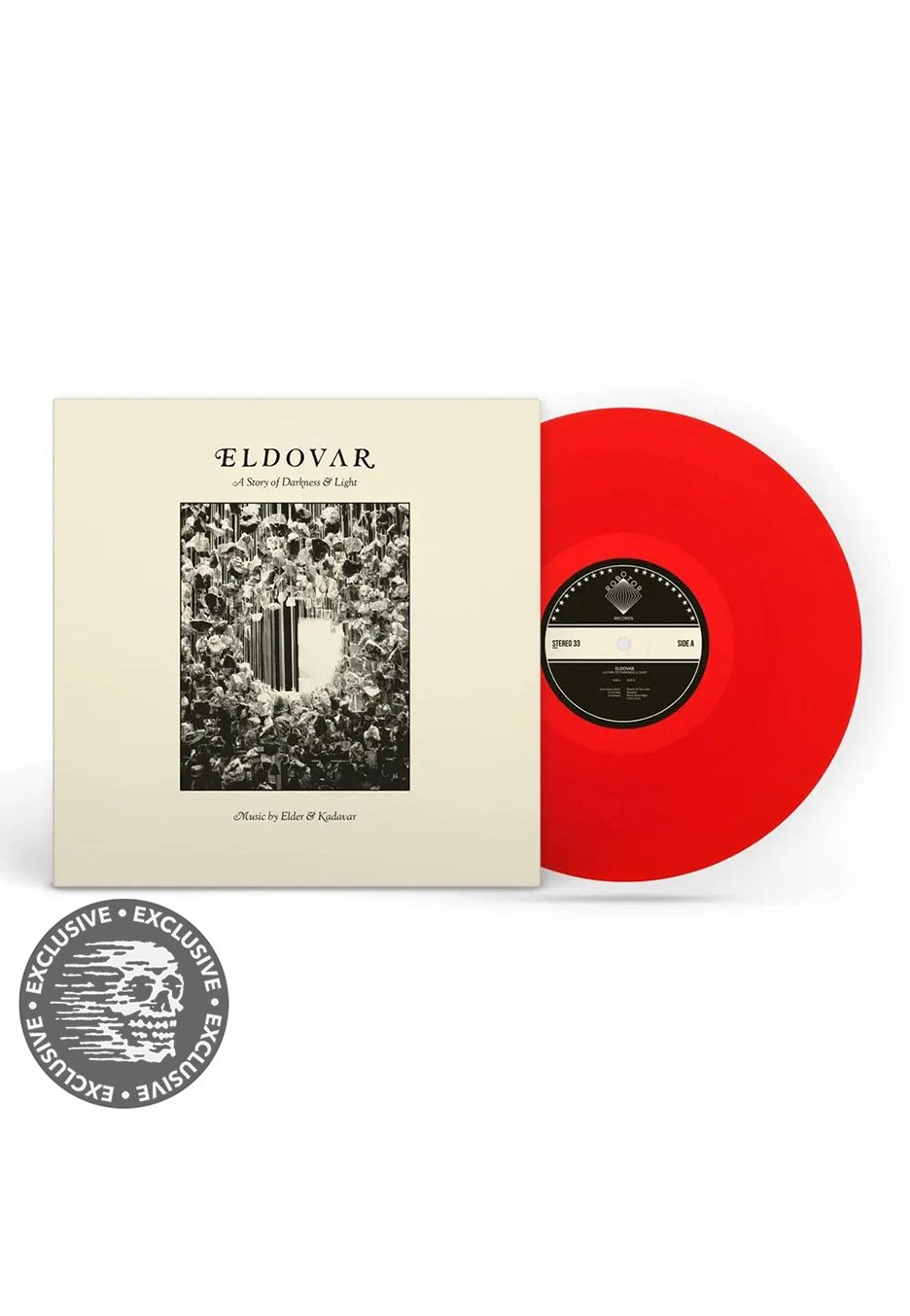 Kadavar & Elder - Eldovar - A Story Of Darkness & Light Transparent Red - Colored Vinyl