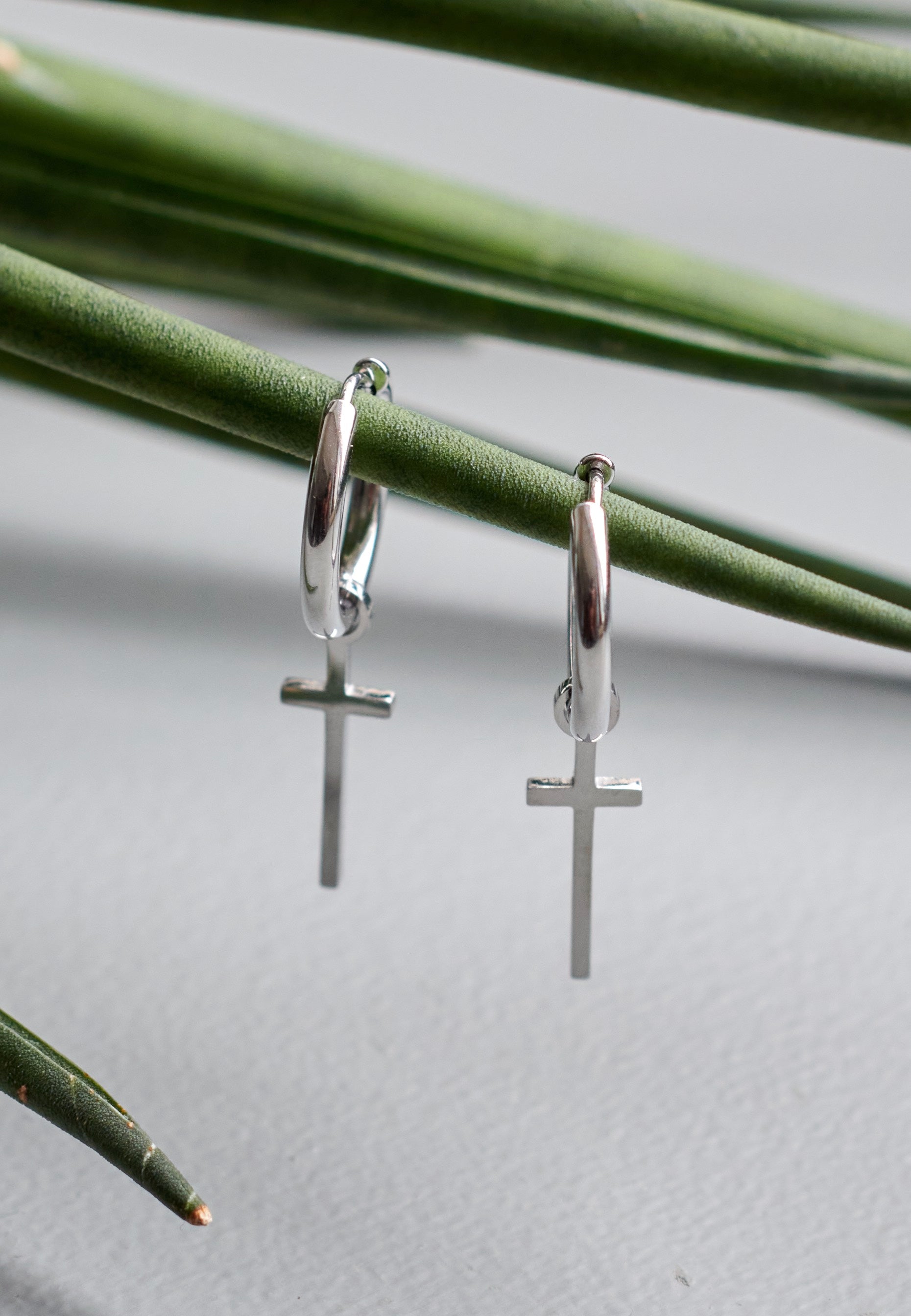 Wildcat - Little Cross Silver - Earrings