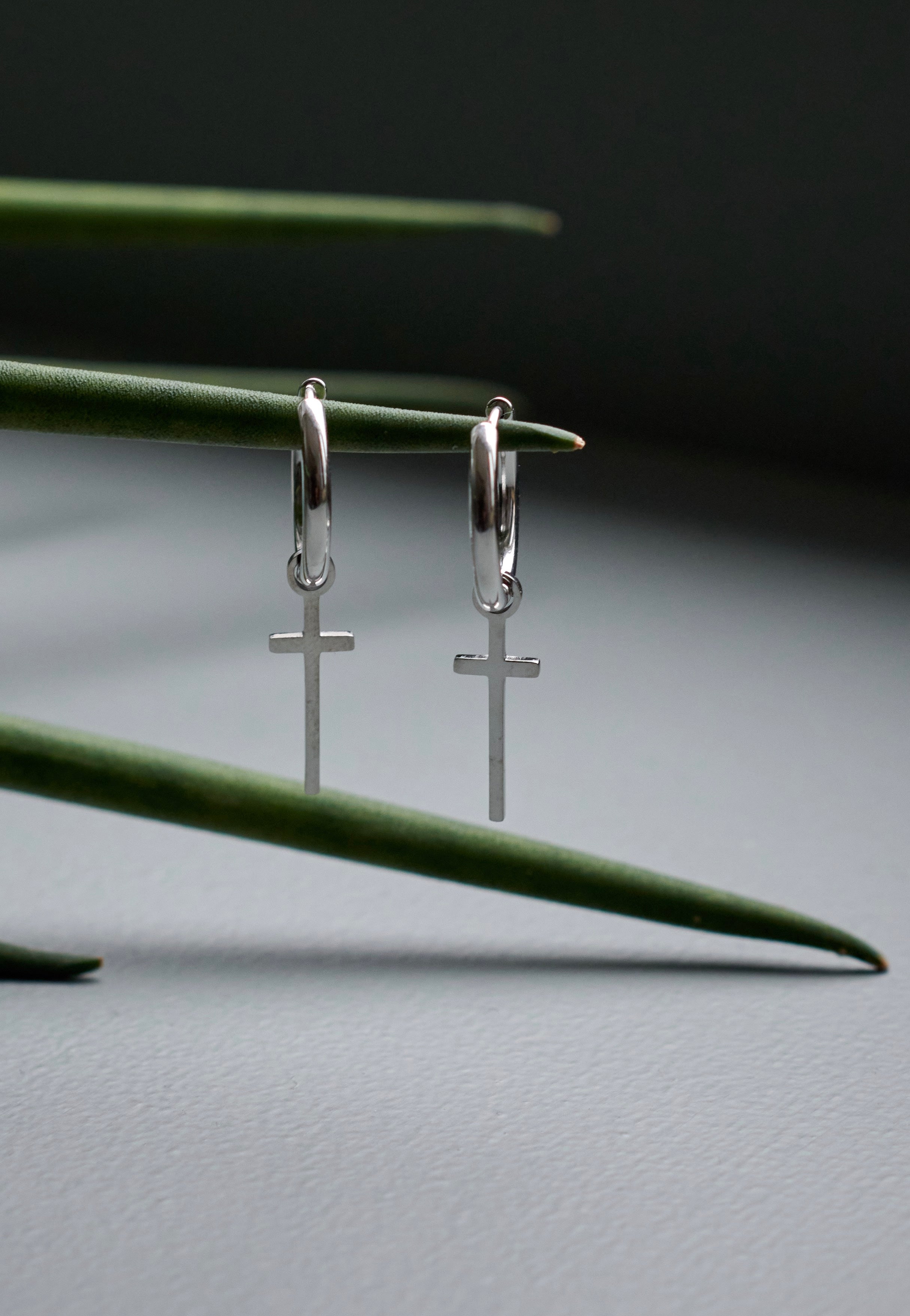 Wildcat - Little Cross Silver - Earrings