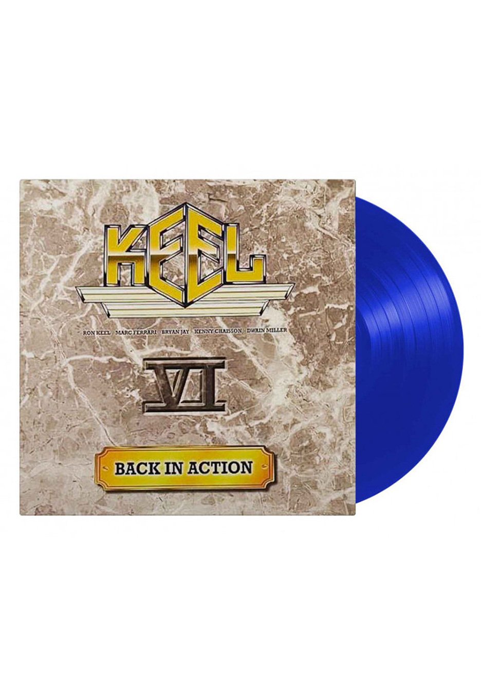 Keel - Back In Action Blue - Colored Vinyl