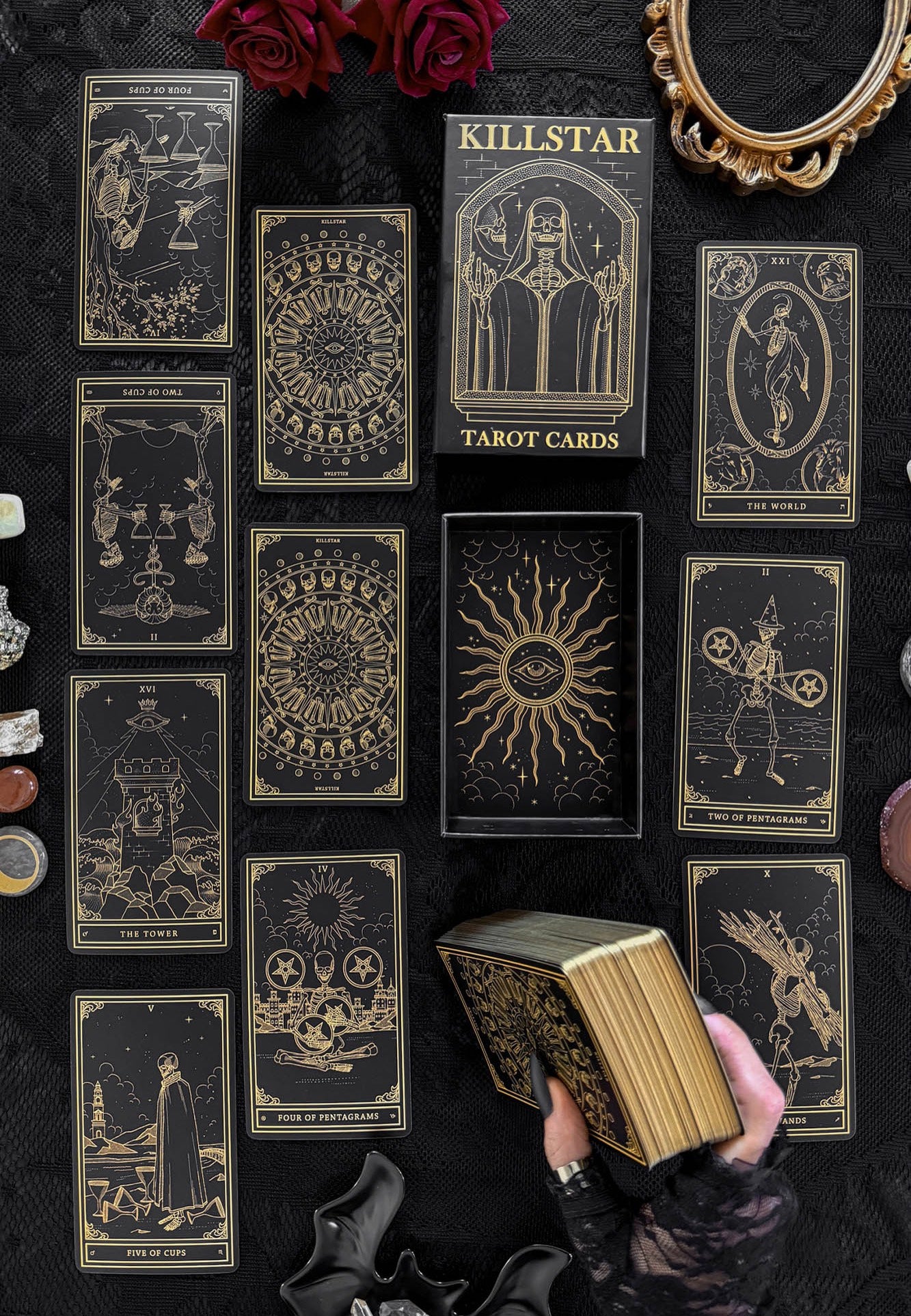 Killstar - Killstar Black/Gold - Tarot Cards | Neutral-Image